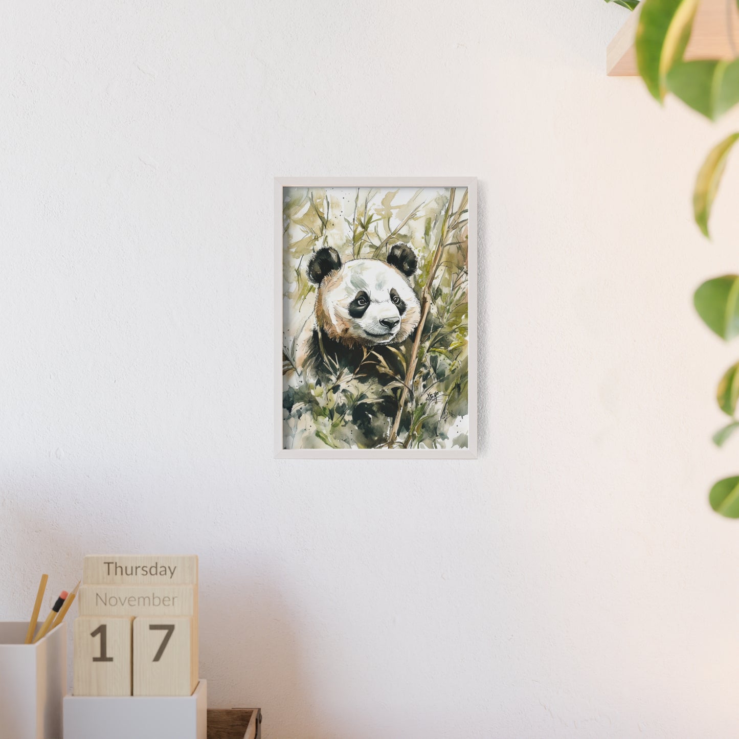 Panda im Wasserfarbenstil