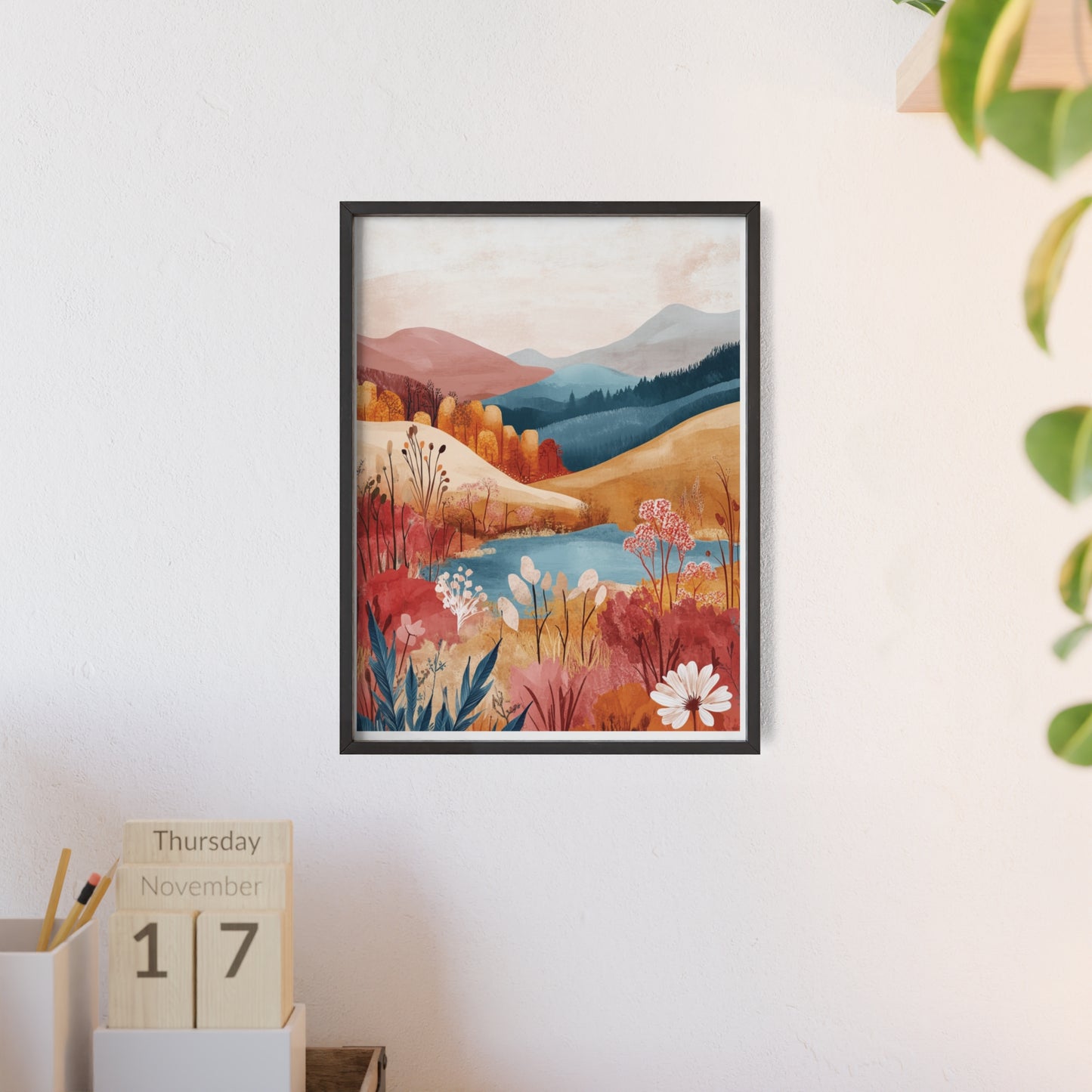 Traumlandschaft in gemütlichen Farben