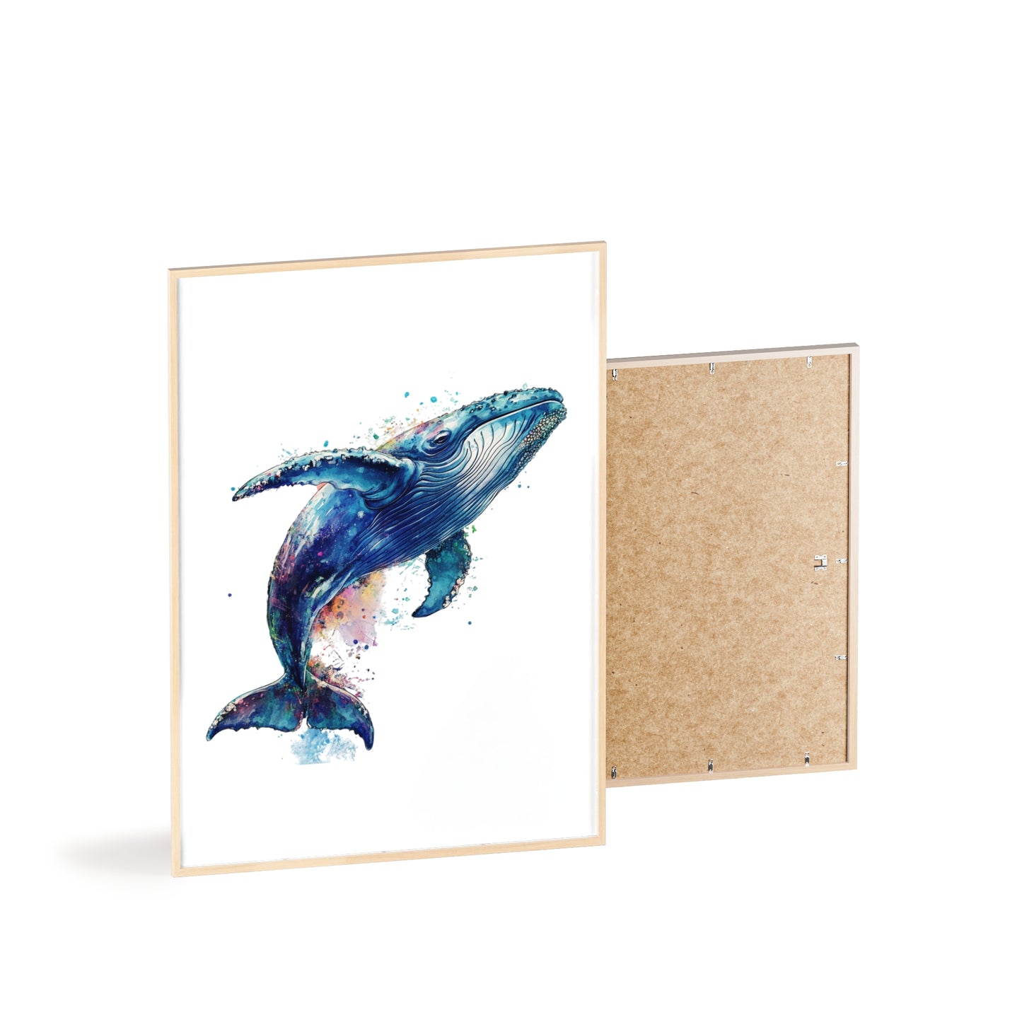 Wal im Wasserfarbenstil