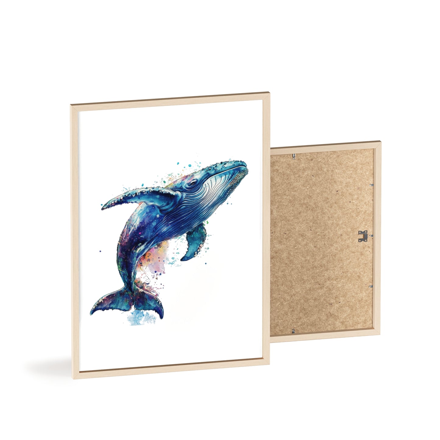 Wal im Wasserfarbenstil