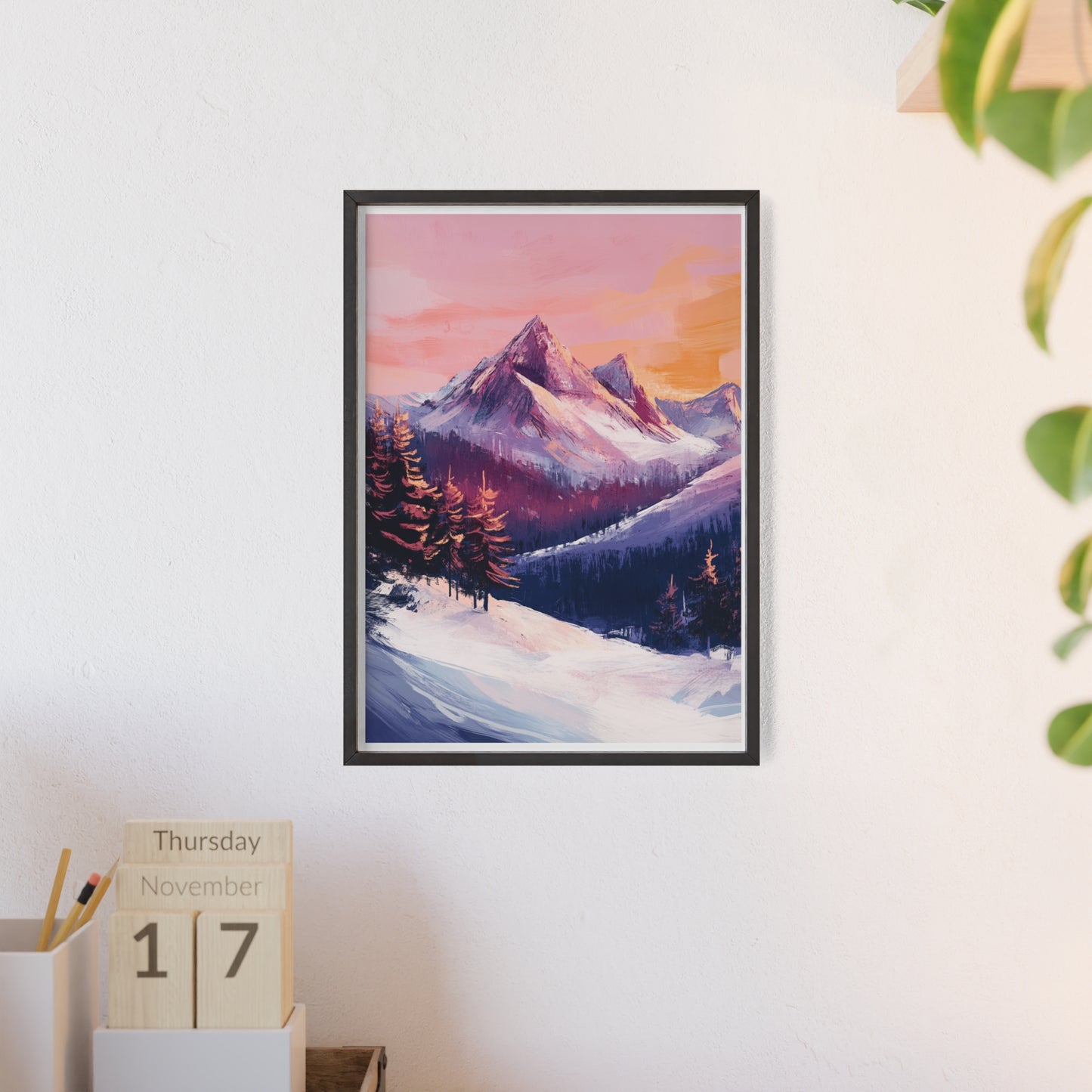 Berglandschaft in gemütlichen Farben