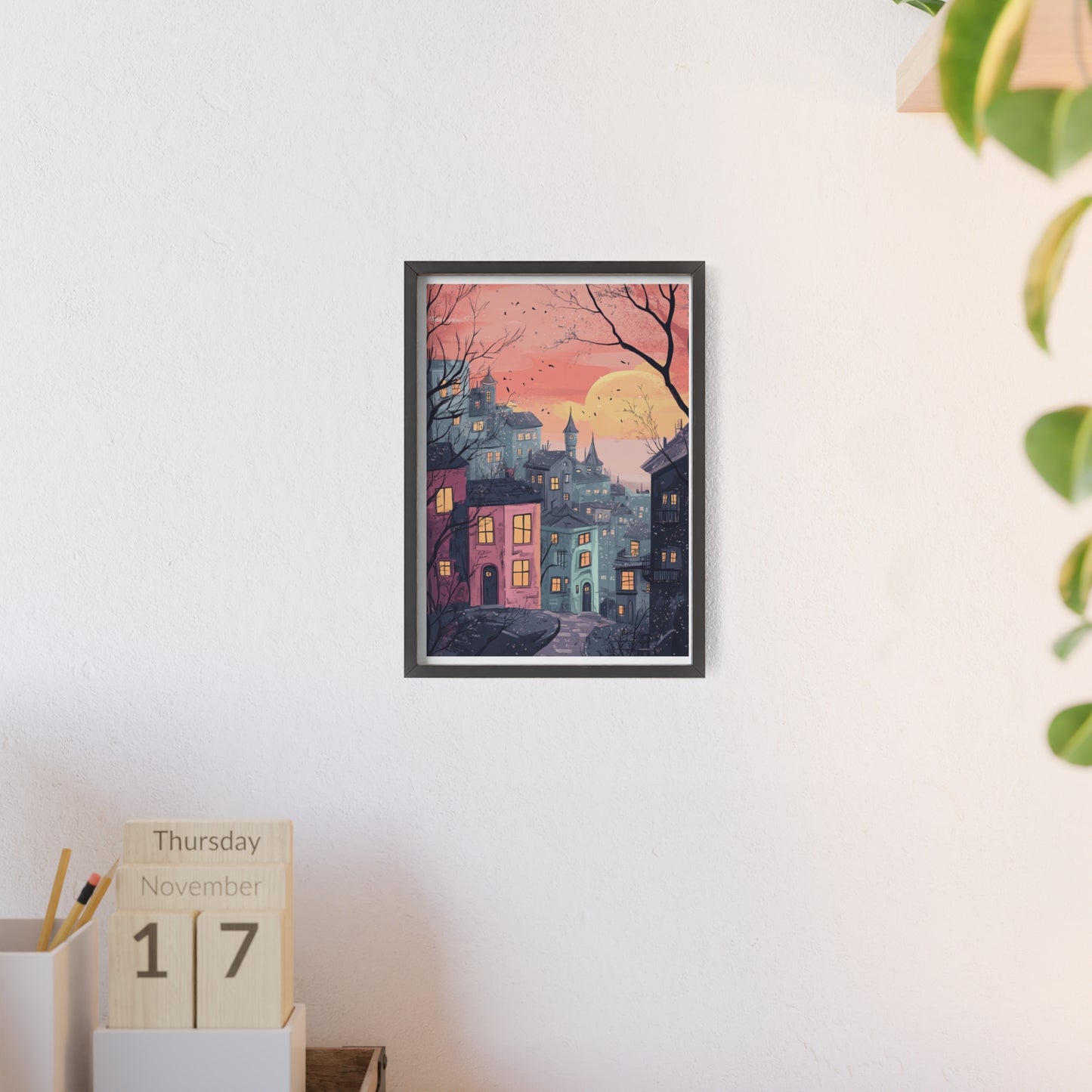 Nachtstimmung über der Stadt