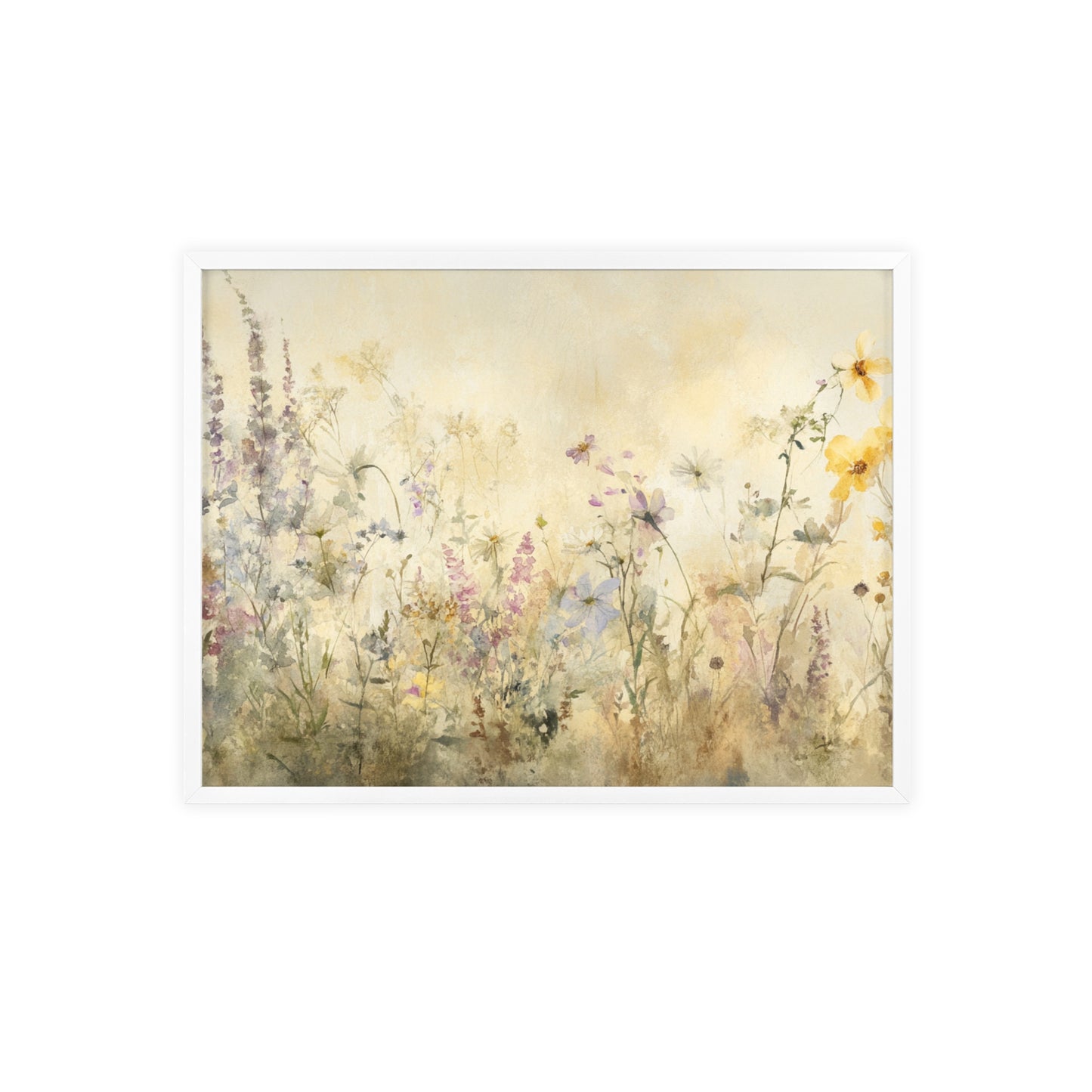 Wildblumen im Wasserfarbenstil