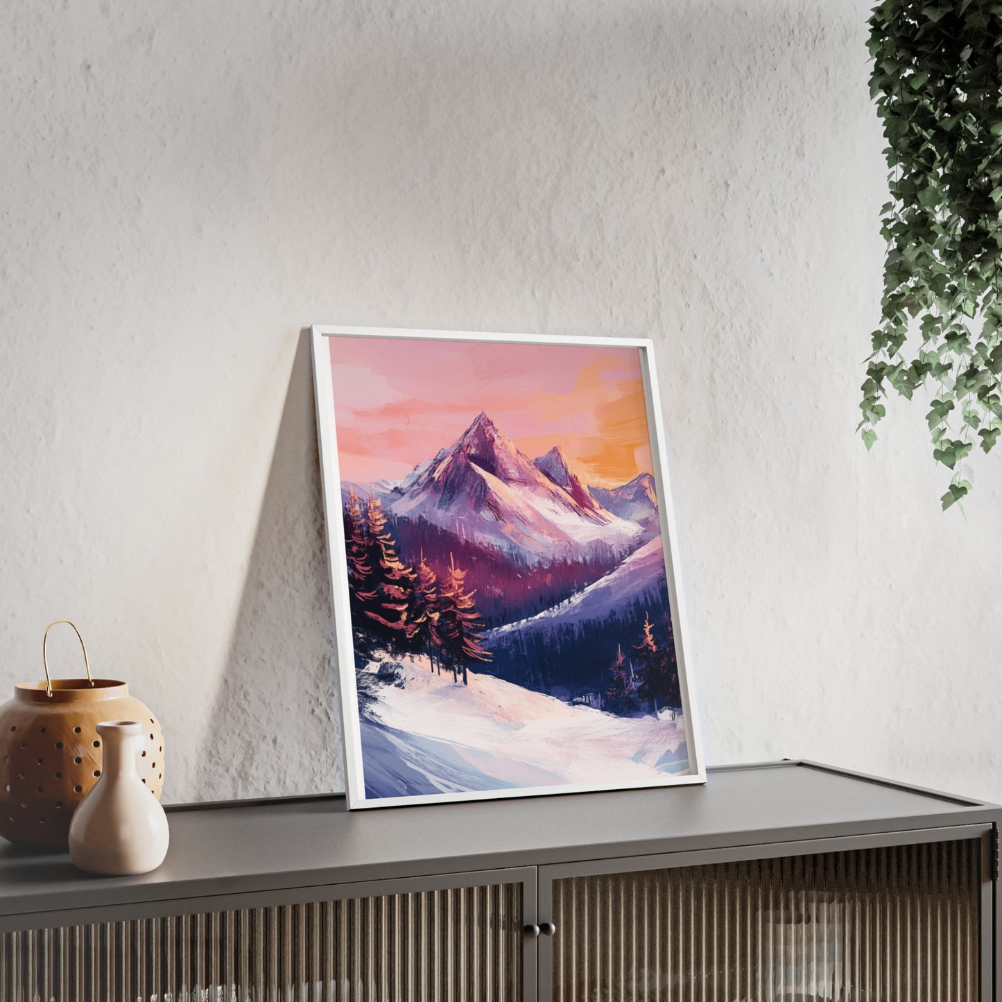 Berglandschaft in gemütlichen Farben