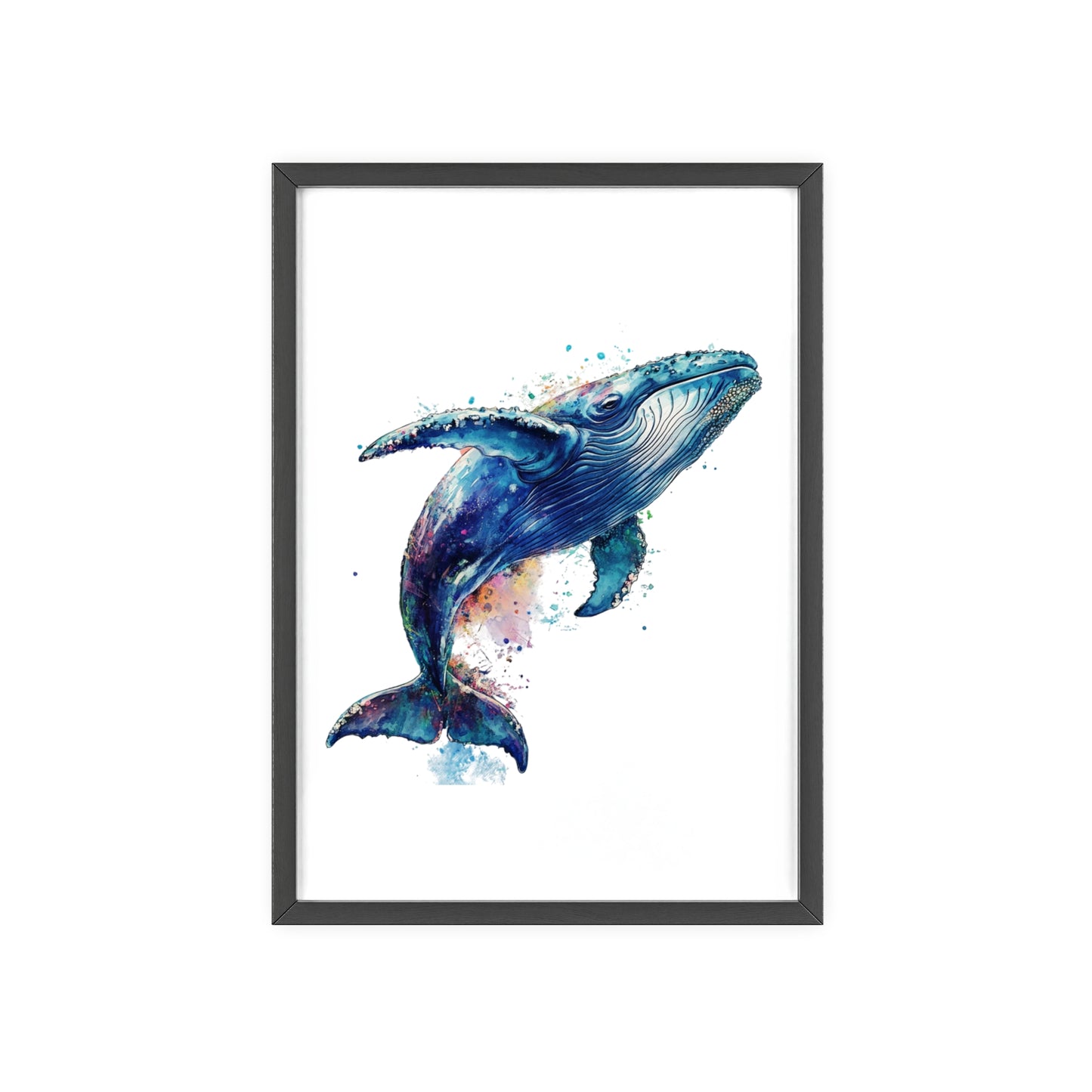 Wal im Wasserfarbenstil