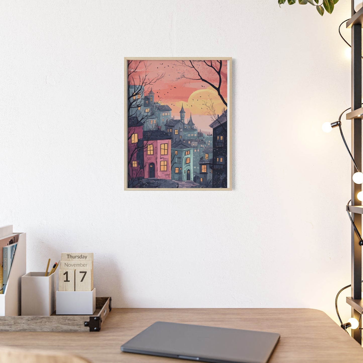 Nachtstimmung über der Stadt