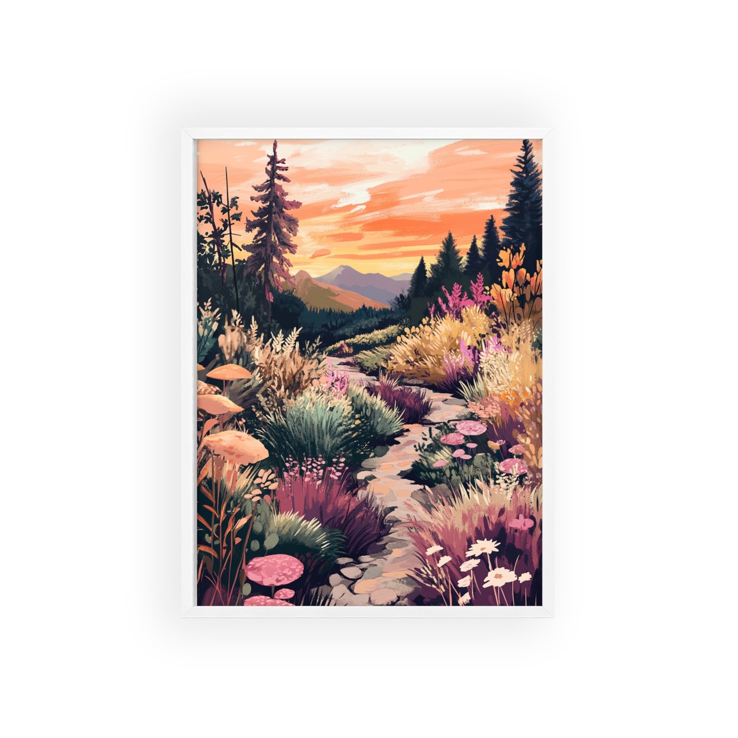 Fantsasielandschaft in traumhaften Farben