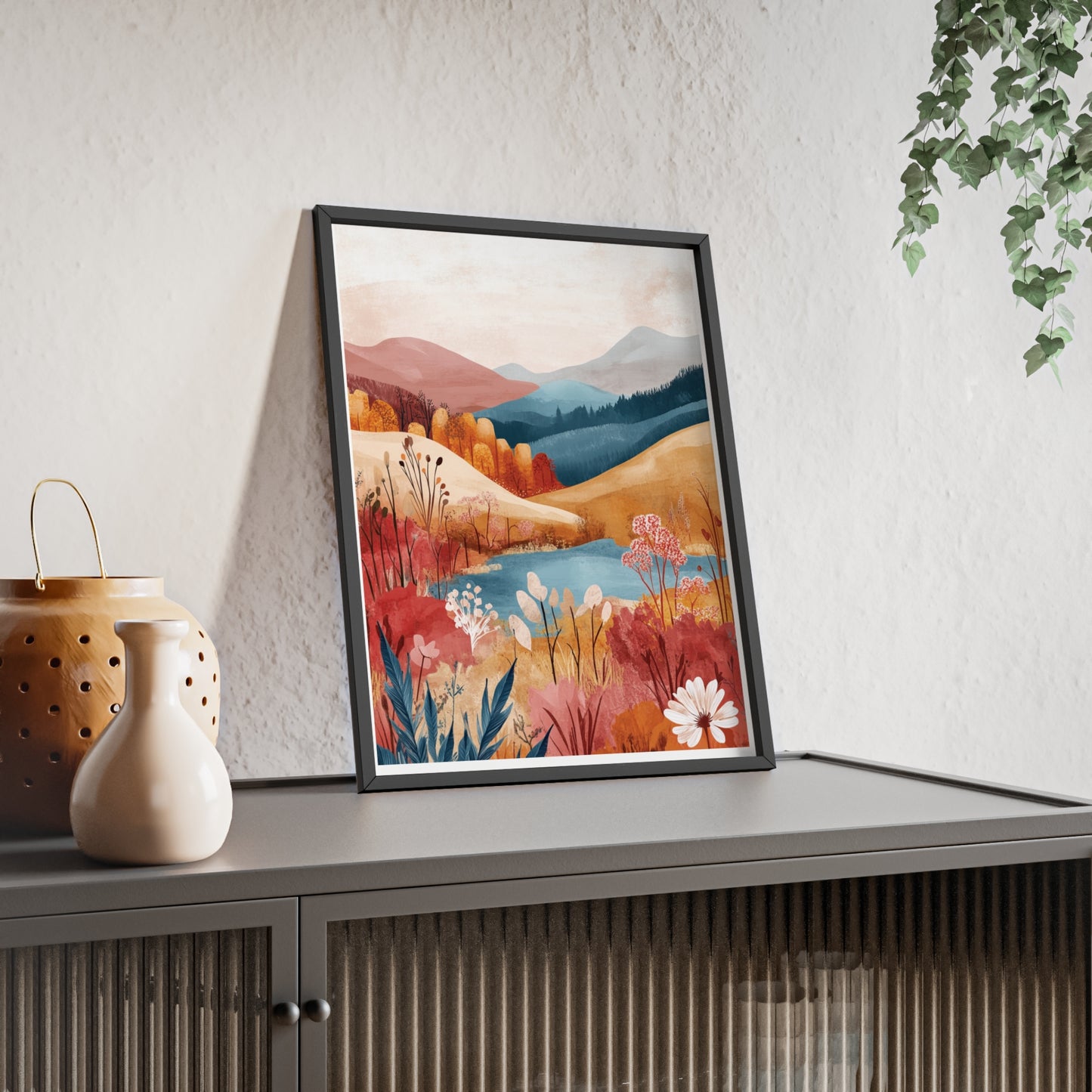 Traumlandschaft in gemütlichen Farben