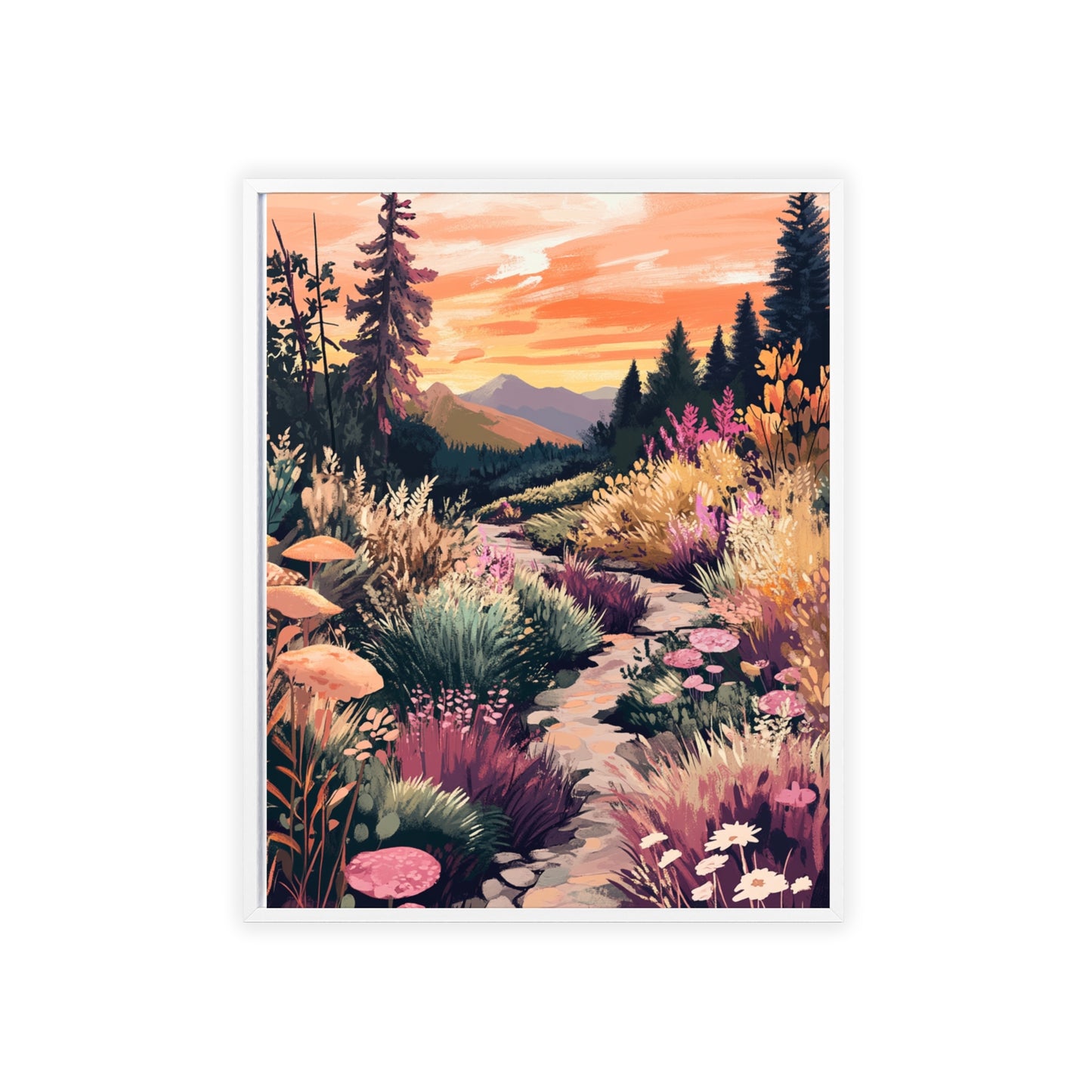 Fantsasielandschaft in traumhaften Farben