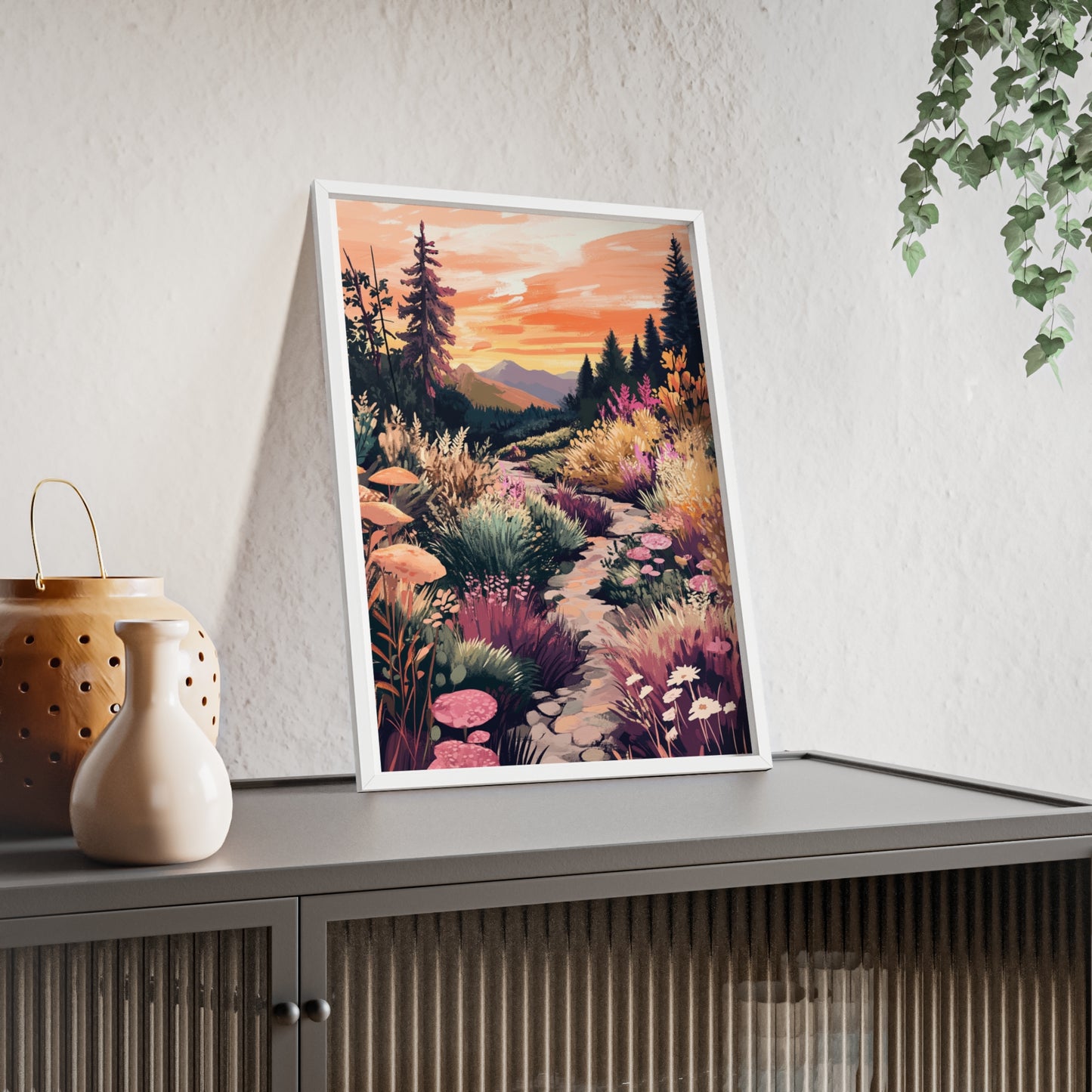 Fantsasielandschaft in traumhaften Farben