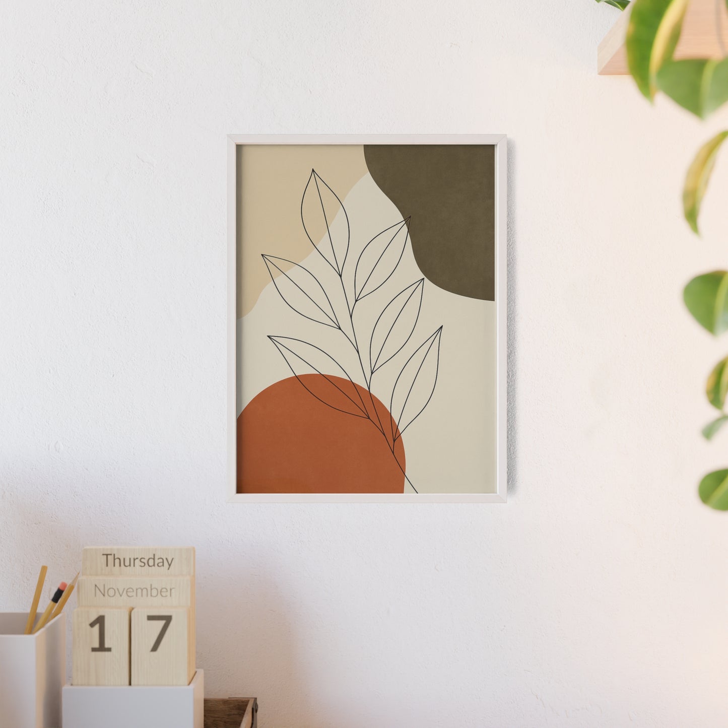 Abstraktes Blätterdesign