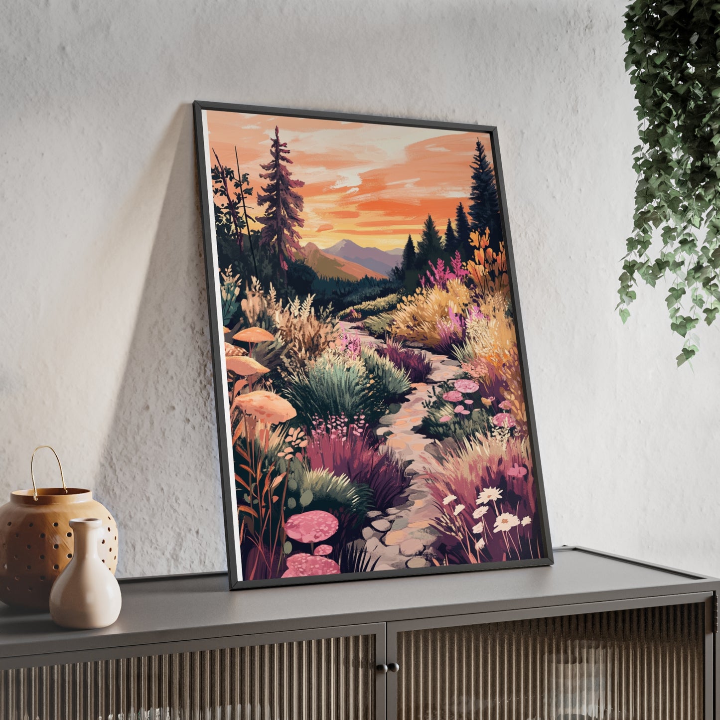 Fantsasielandschaft in traumhaften Farben