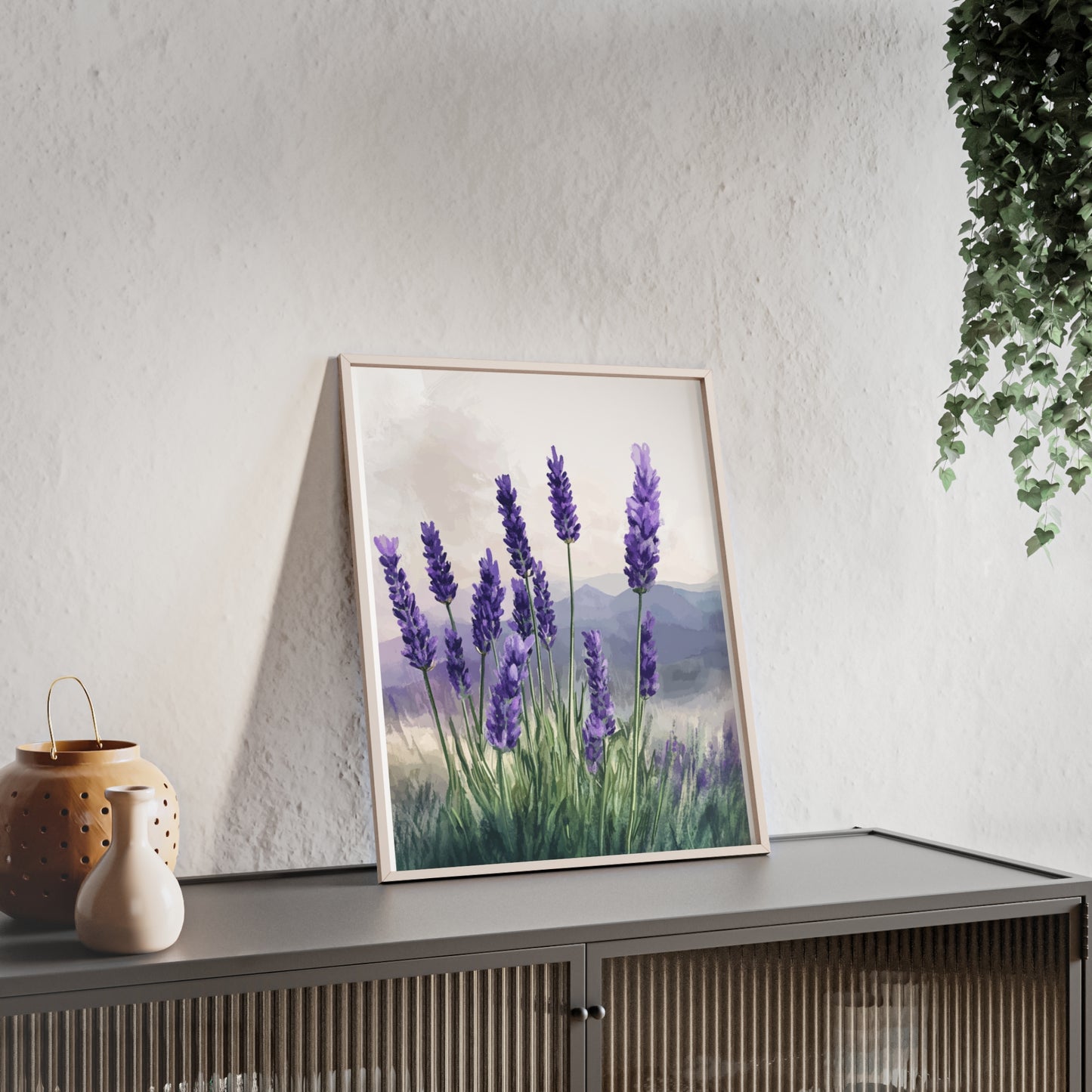 Lavendelblüten in der Wiese