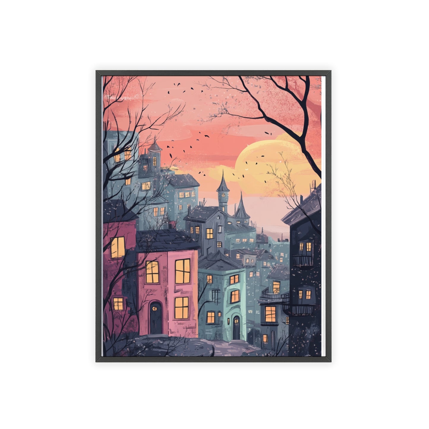 Nachtstimmung über der Stadt