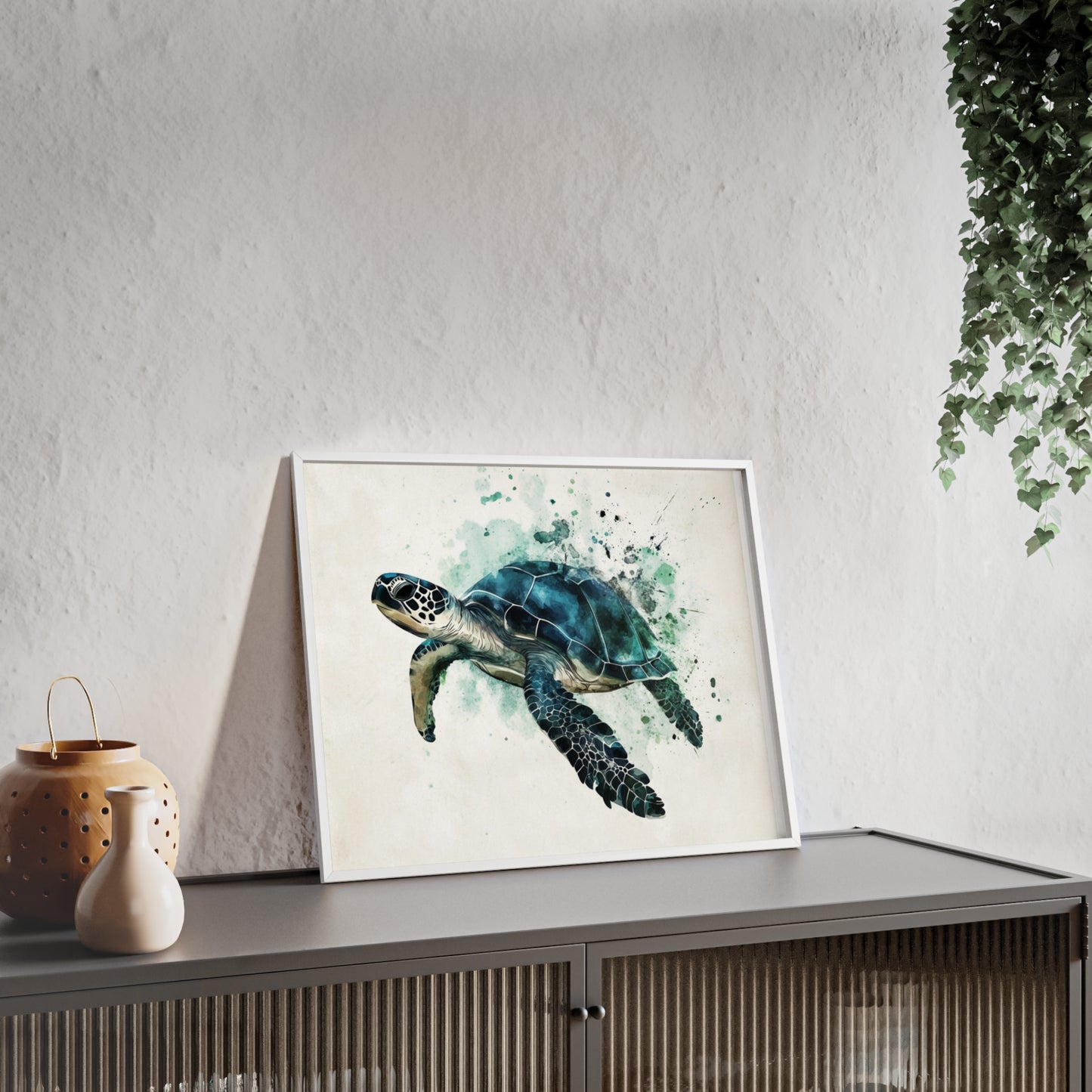 Schildkröte im Wasserfarbenstil