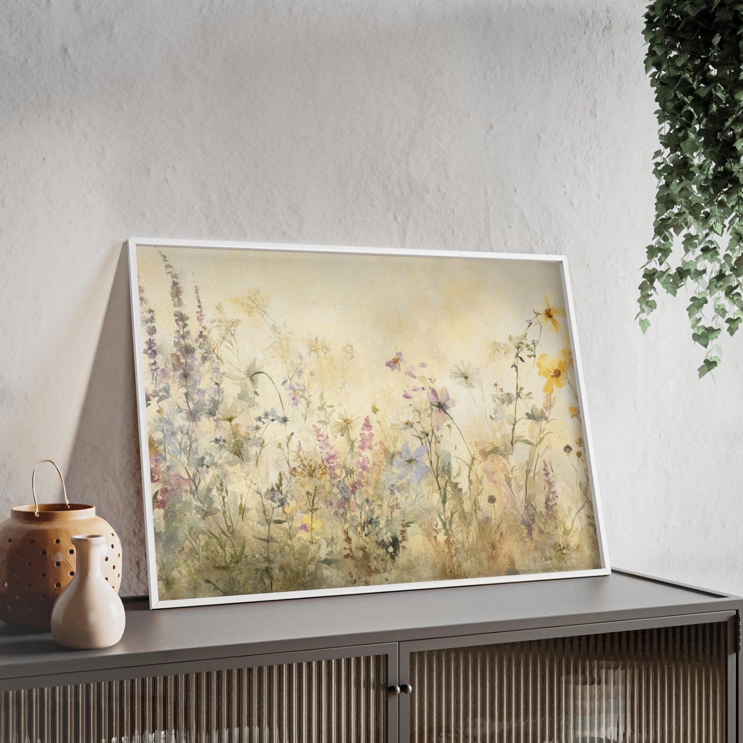 Wildblumen im Wasserfarbenstil