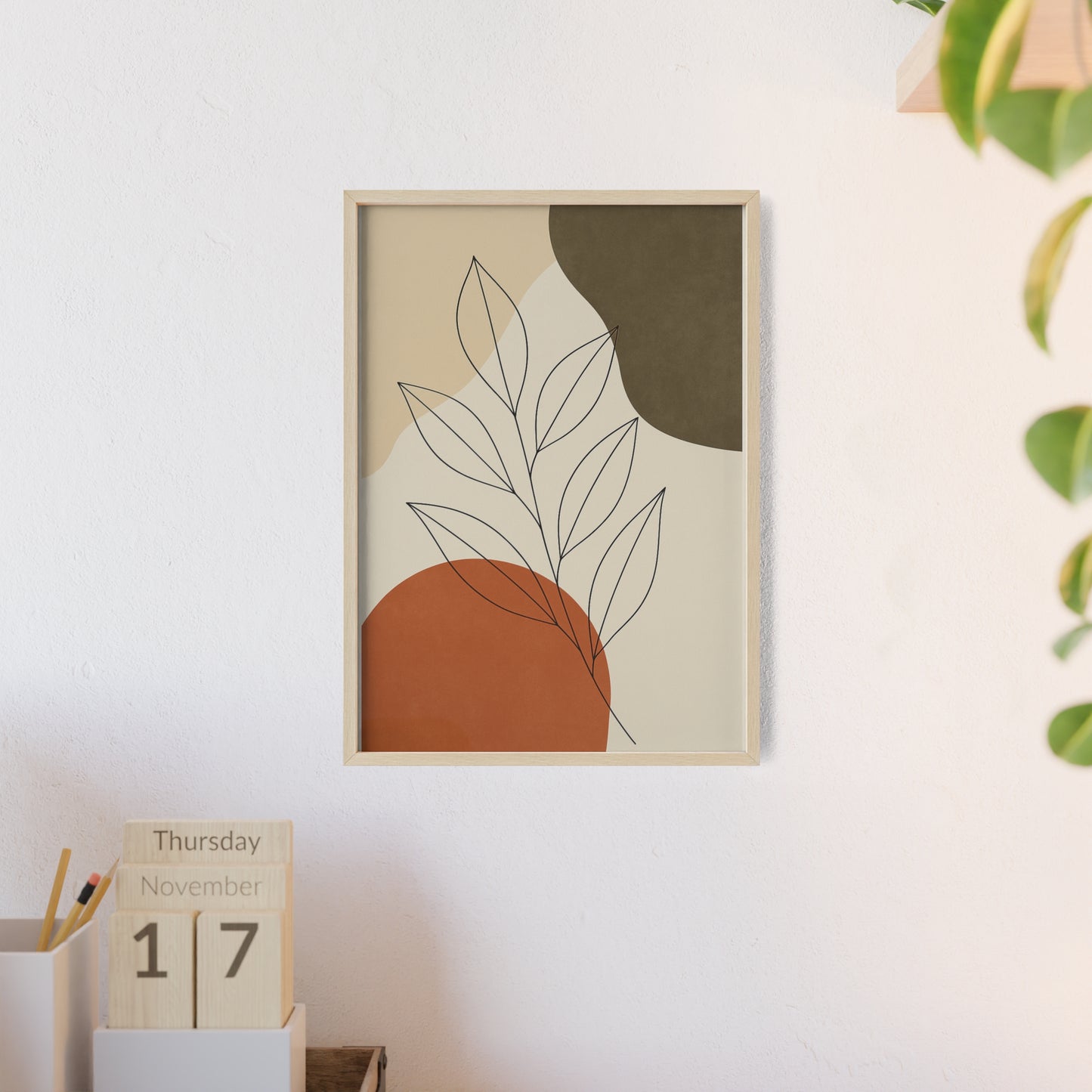 Abstraktes Blätterdesign