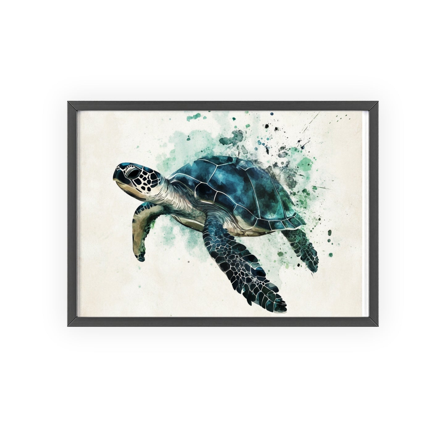 Schildkröte im Wasserfarbenstil