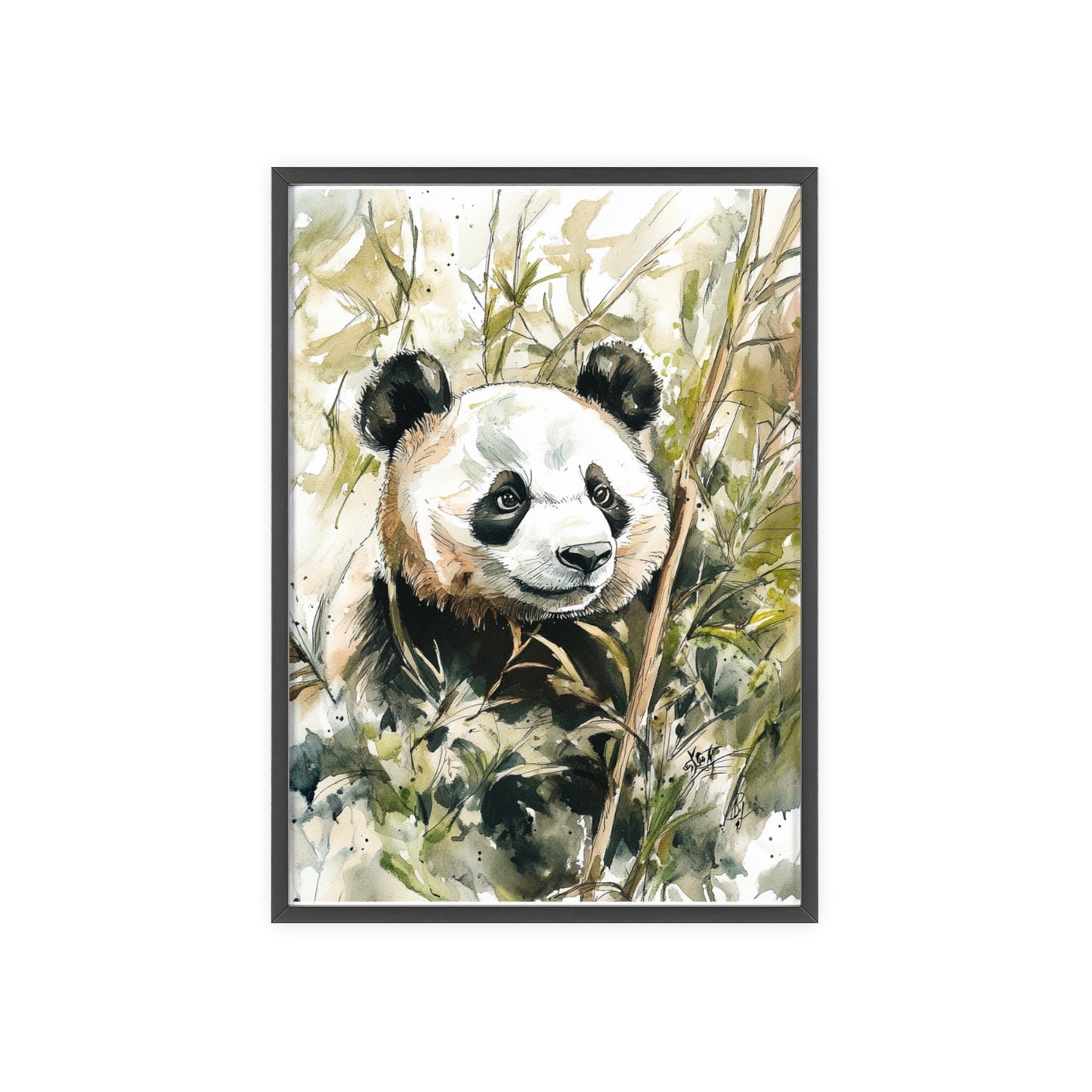 Panda im Wasserfarbenstil