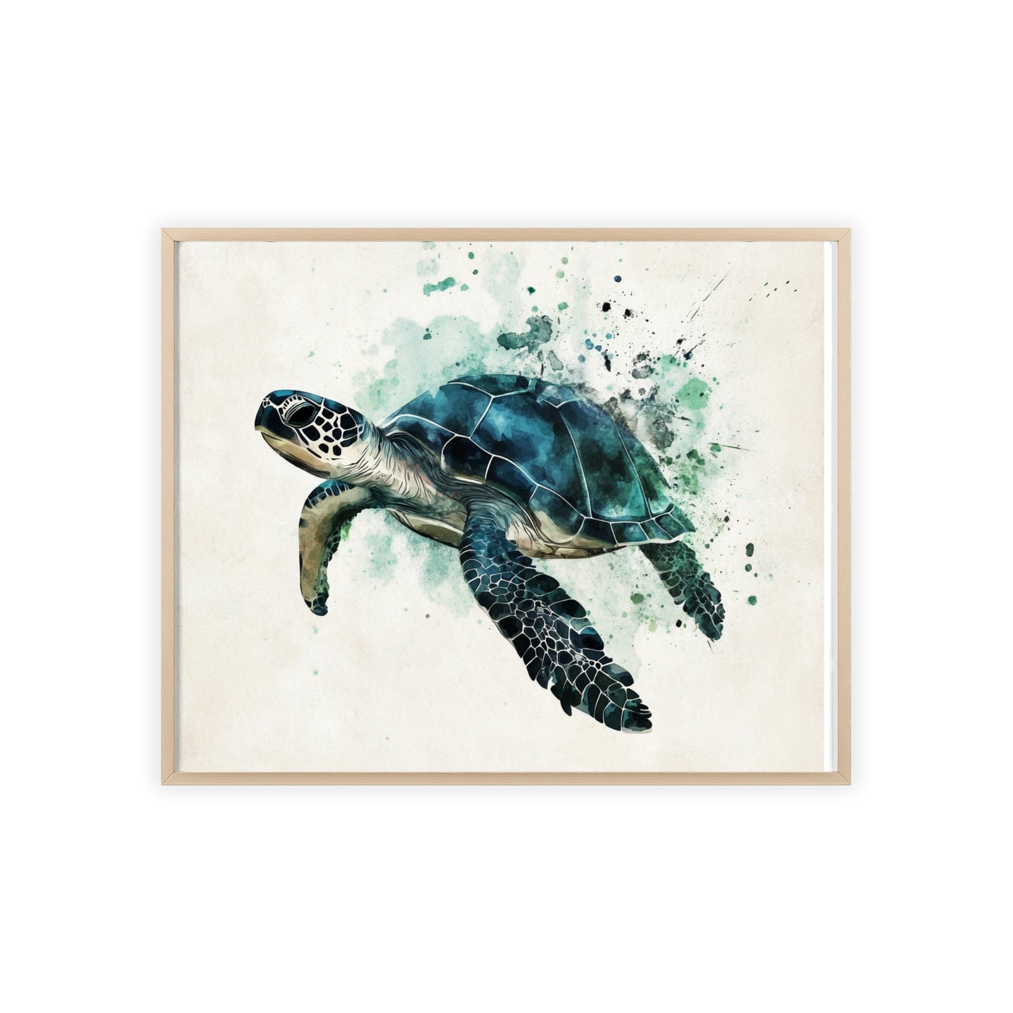 Schildkröte im Wasserfarbenstil