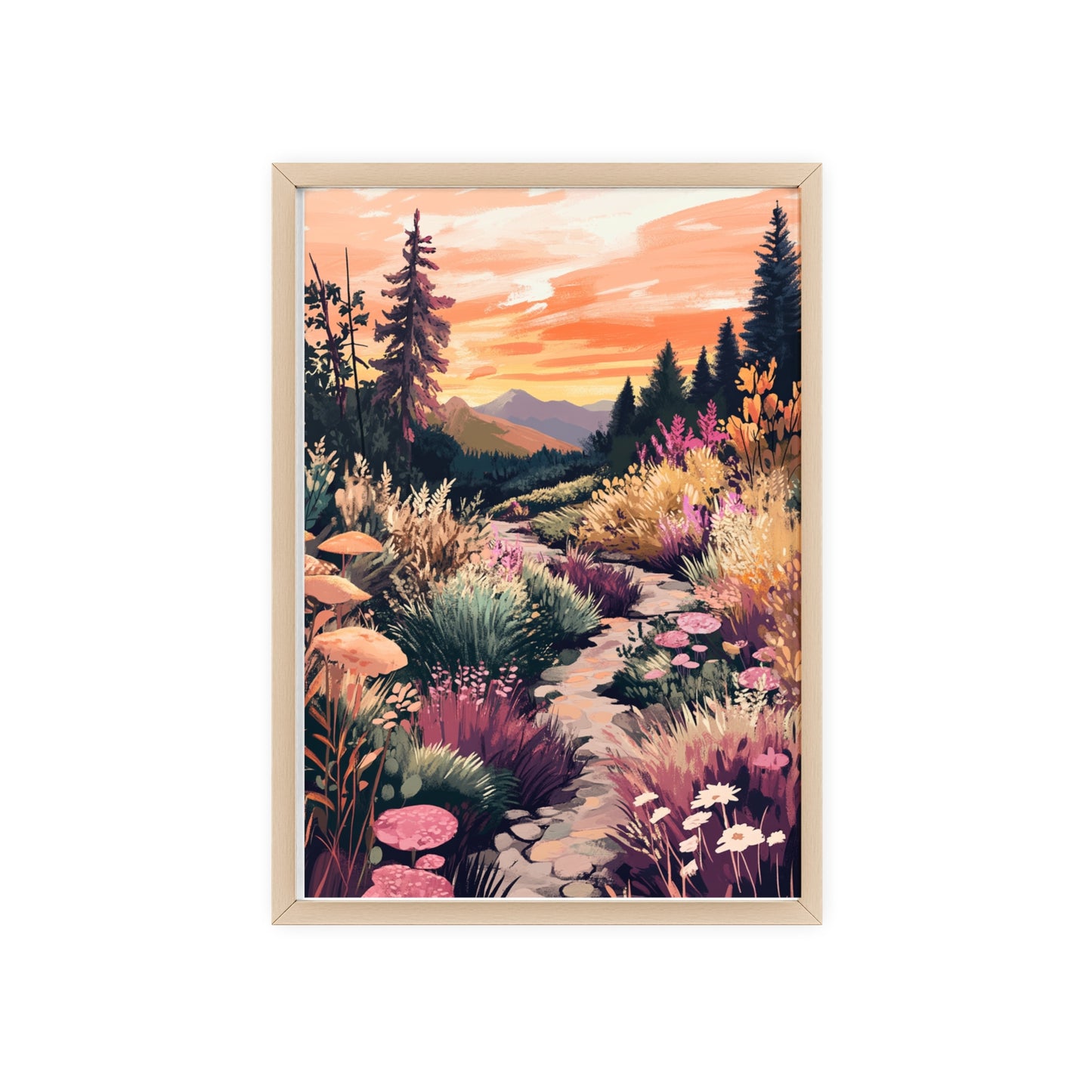 Fantsasielandschaft in traumhaften Farben