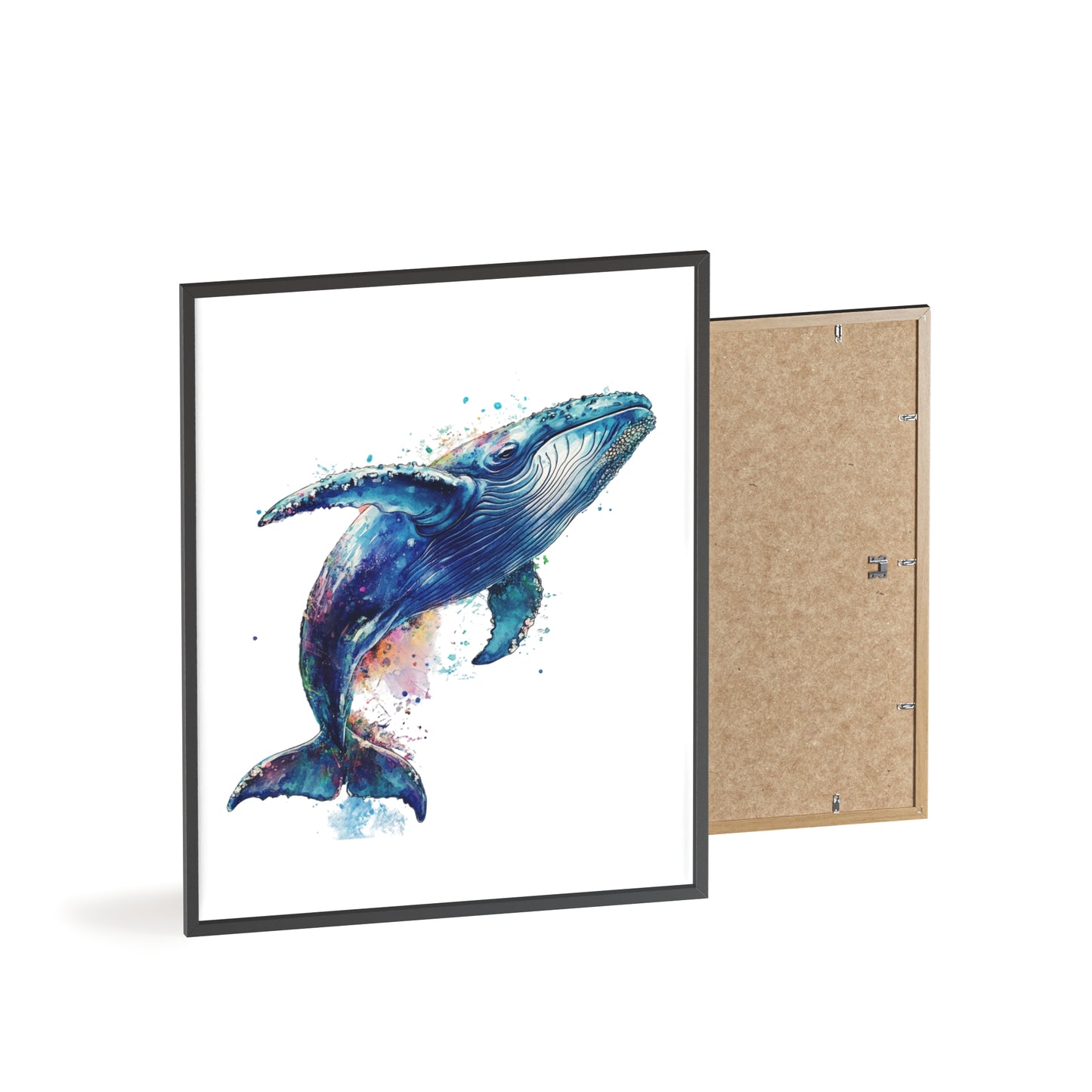 Wal im Wasserfarbenstil