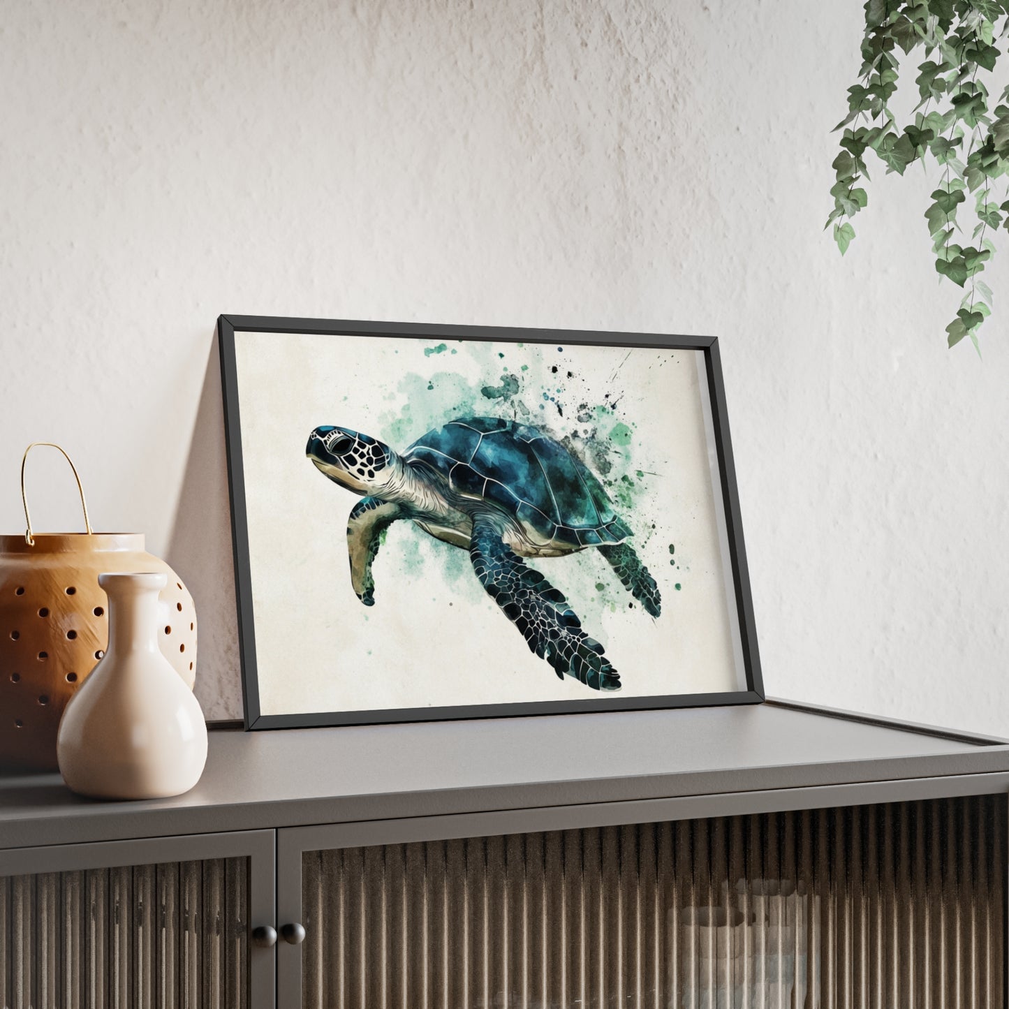 Schildkröte im Wasserfarbenstil