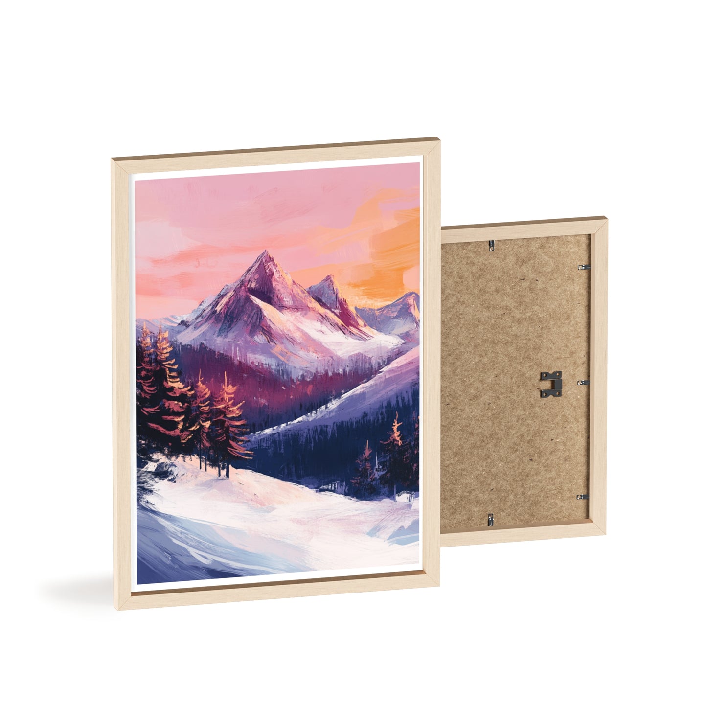 Berglandschaft in gemütlichen Farben