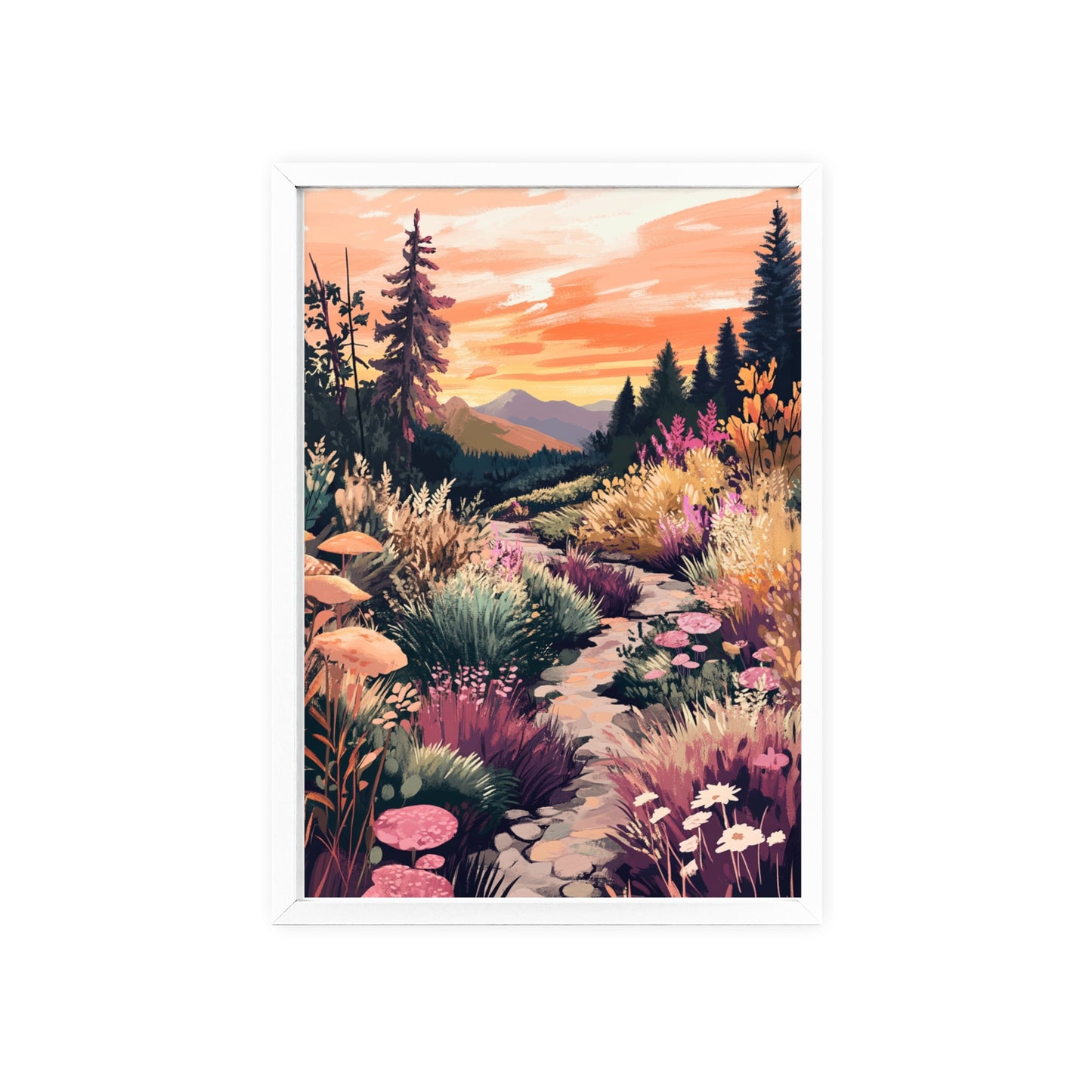 Fantsasielandschaft in traumhaften Farben