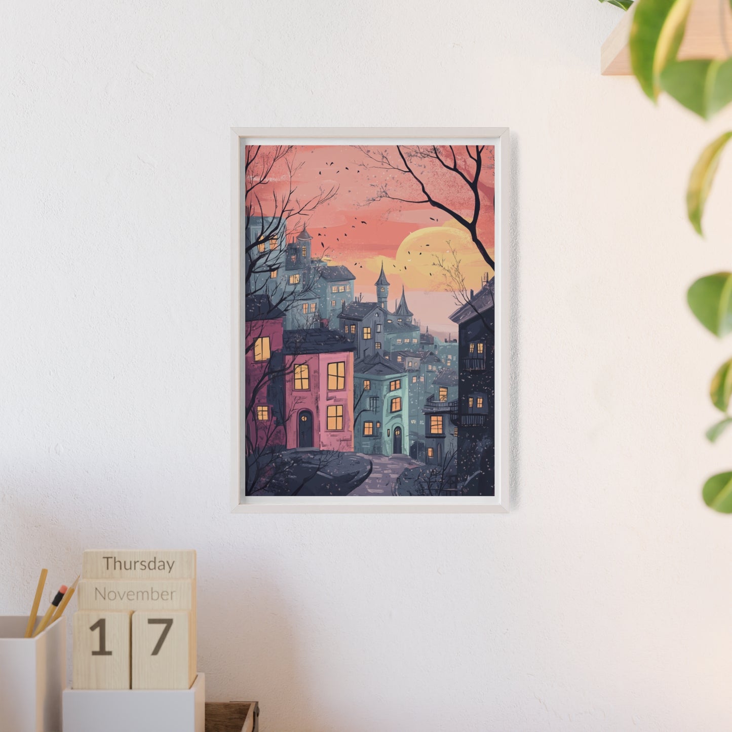 Nachtstimmung über der Stadt