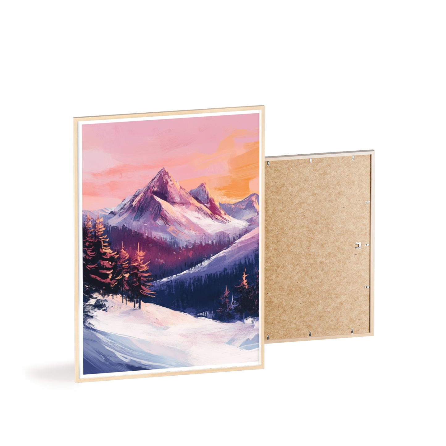 Berglandschaft in gemütlichen Farben