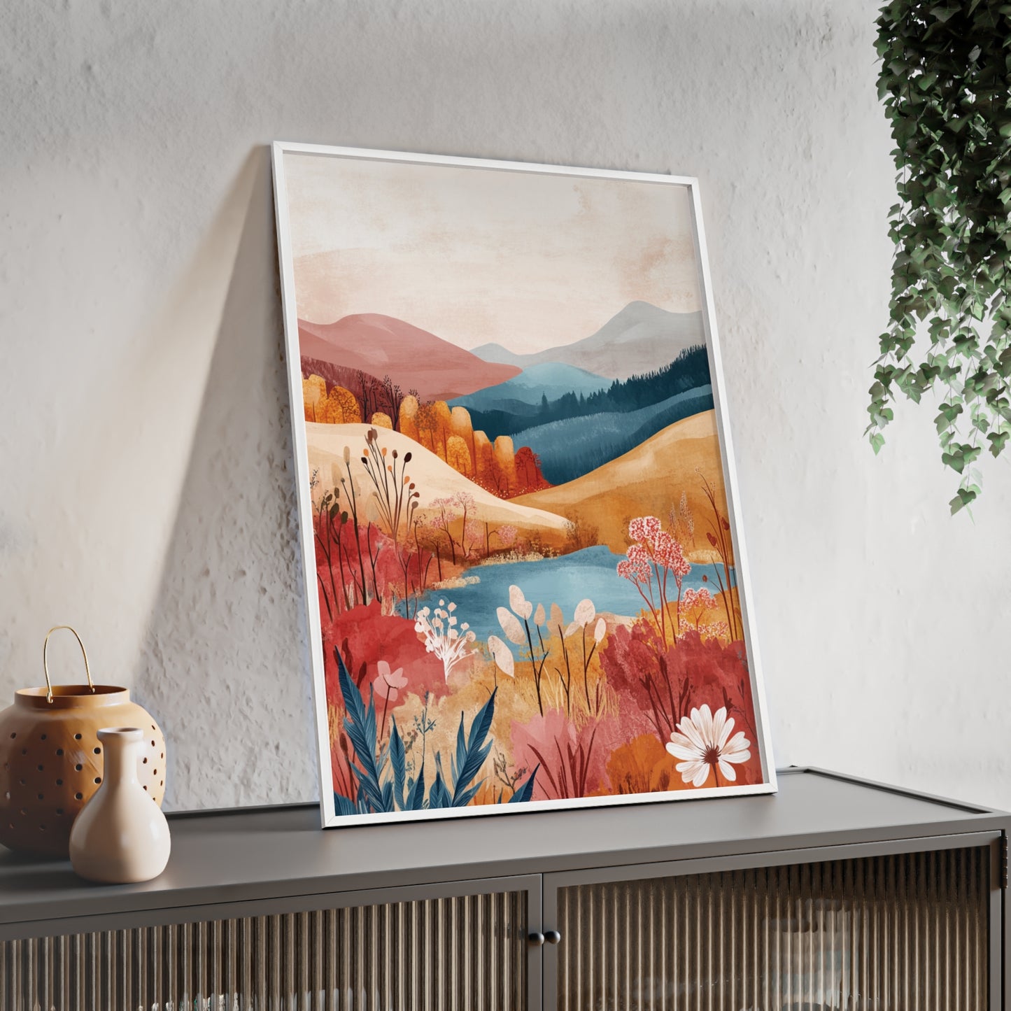 Traumlandschaft in gemütlichen Farben