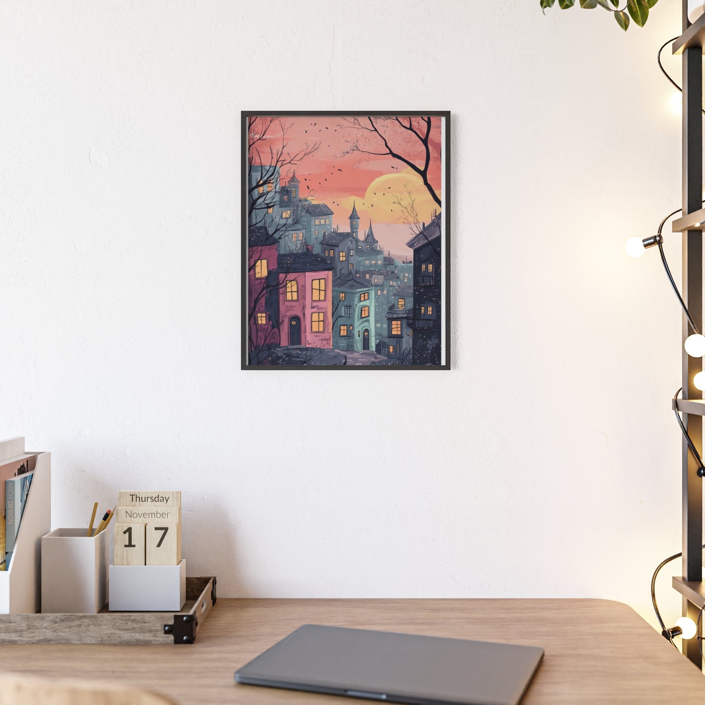 Nachtstimmung über der Stadt