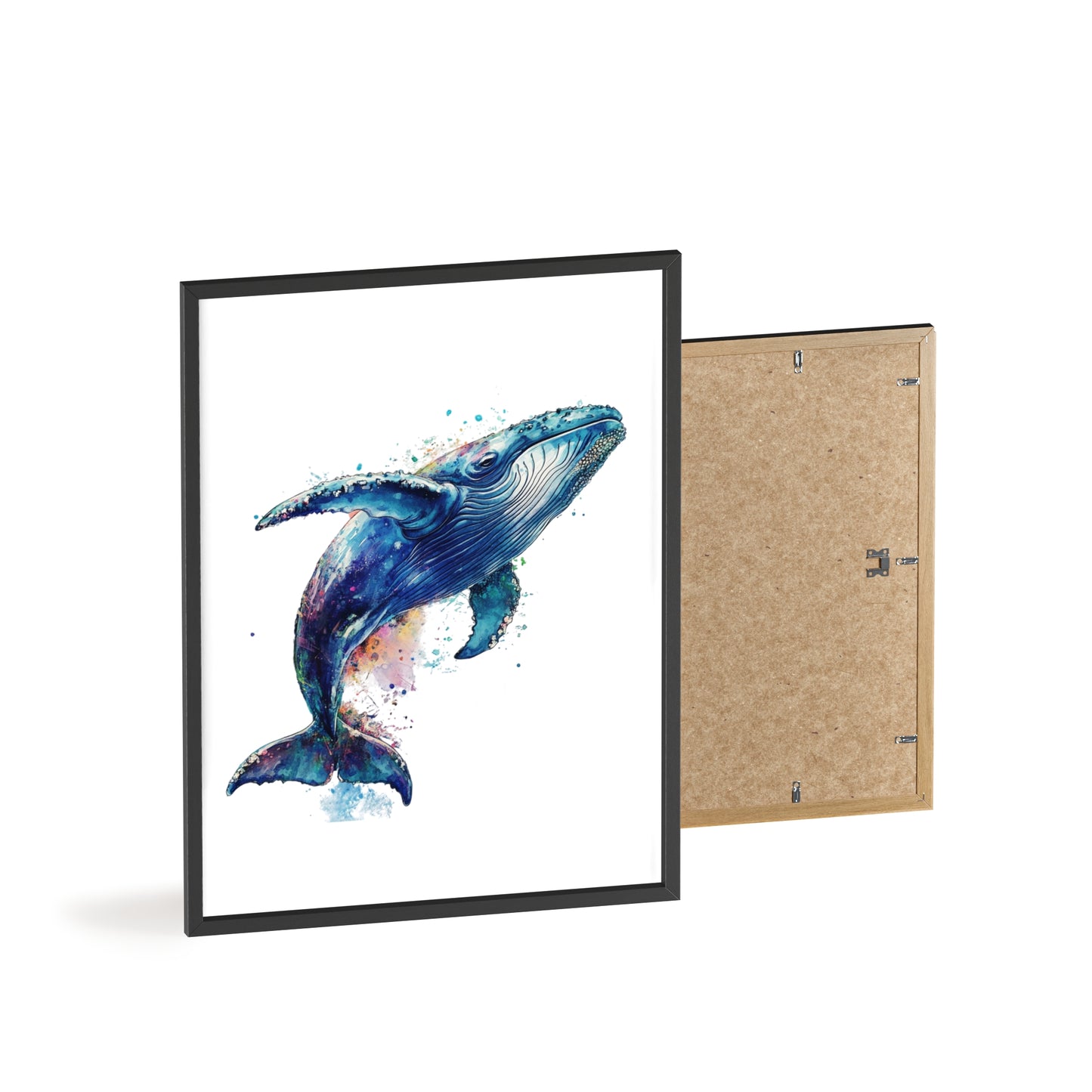 Wal im Wasserfarbenstil