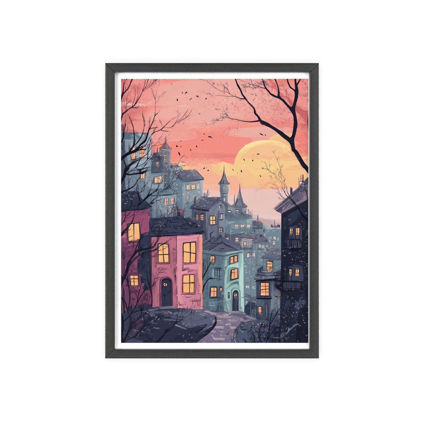 Nachtstimmung über der Stadt