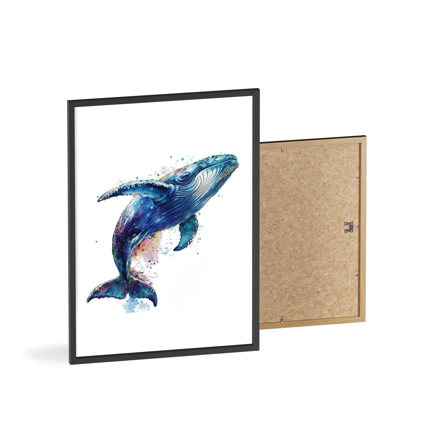 Wal im Wasserfarbenstil