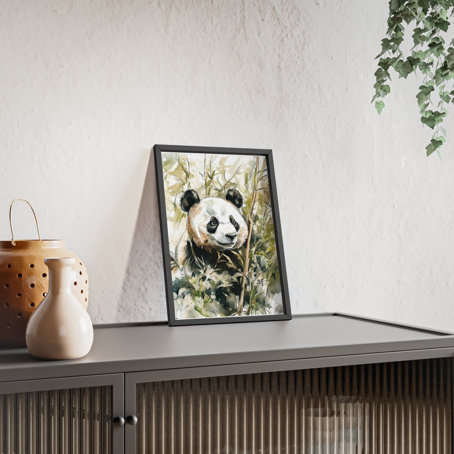 Panda im Wasserfarbenstil