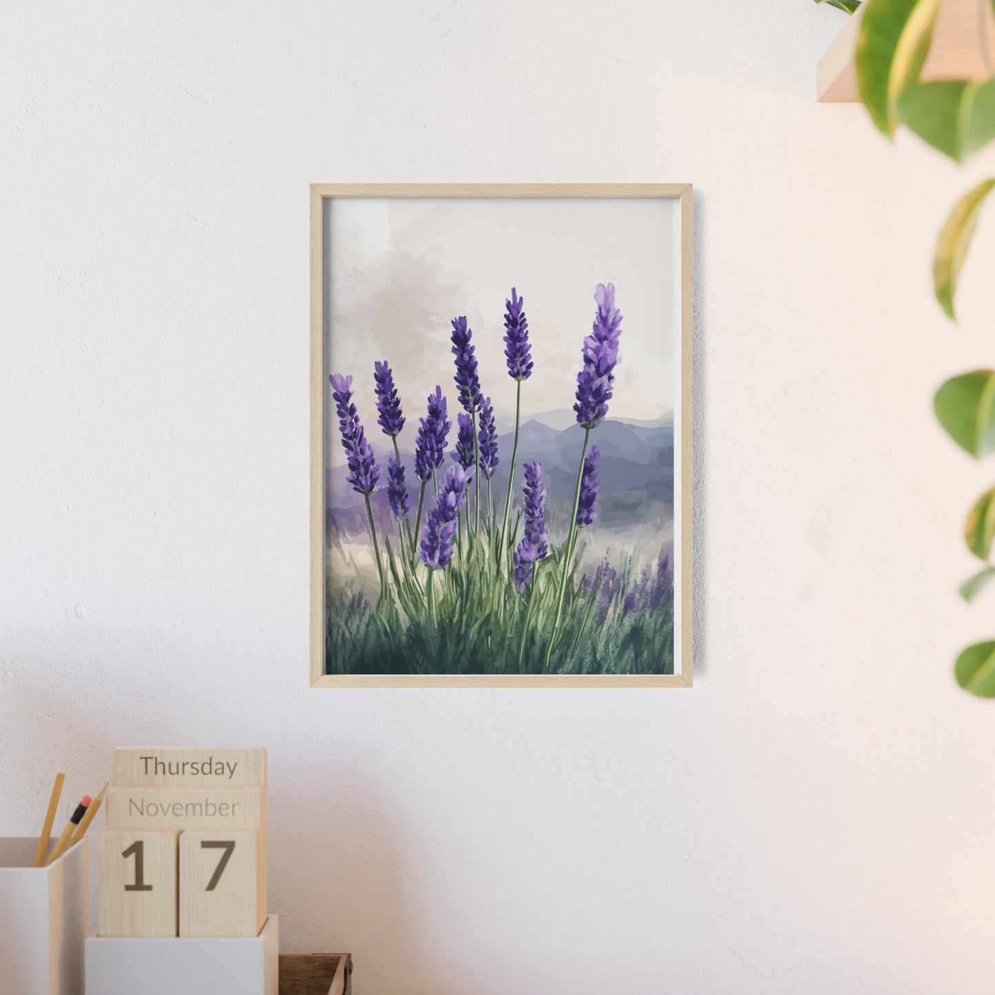 Lavendelblüten in der Wiese