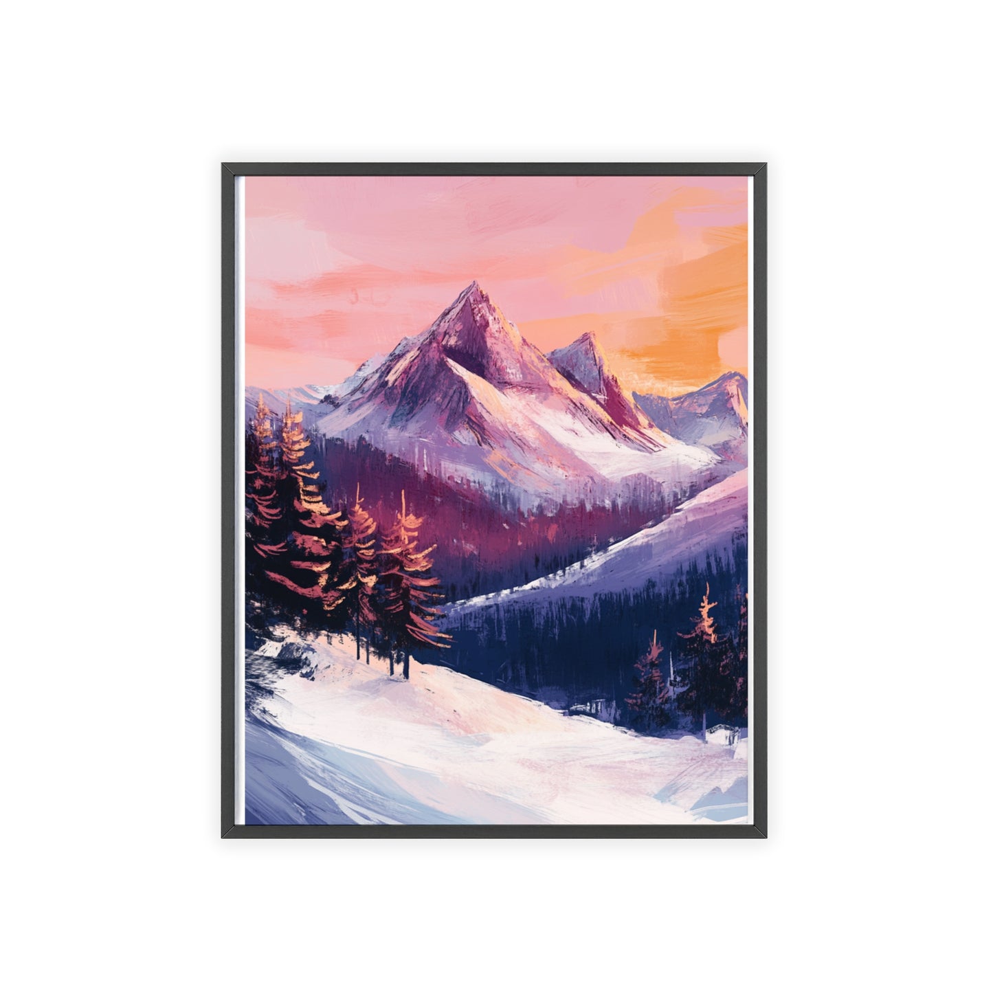 Berglandschaft in gemütlichen Farben