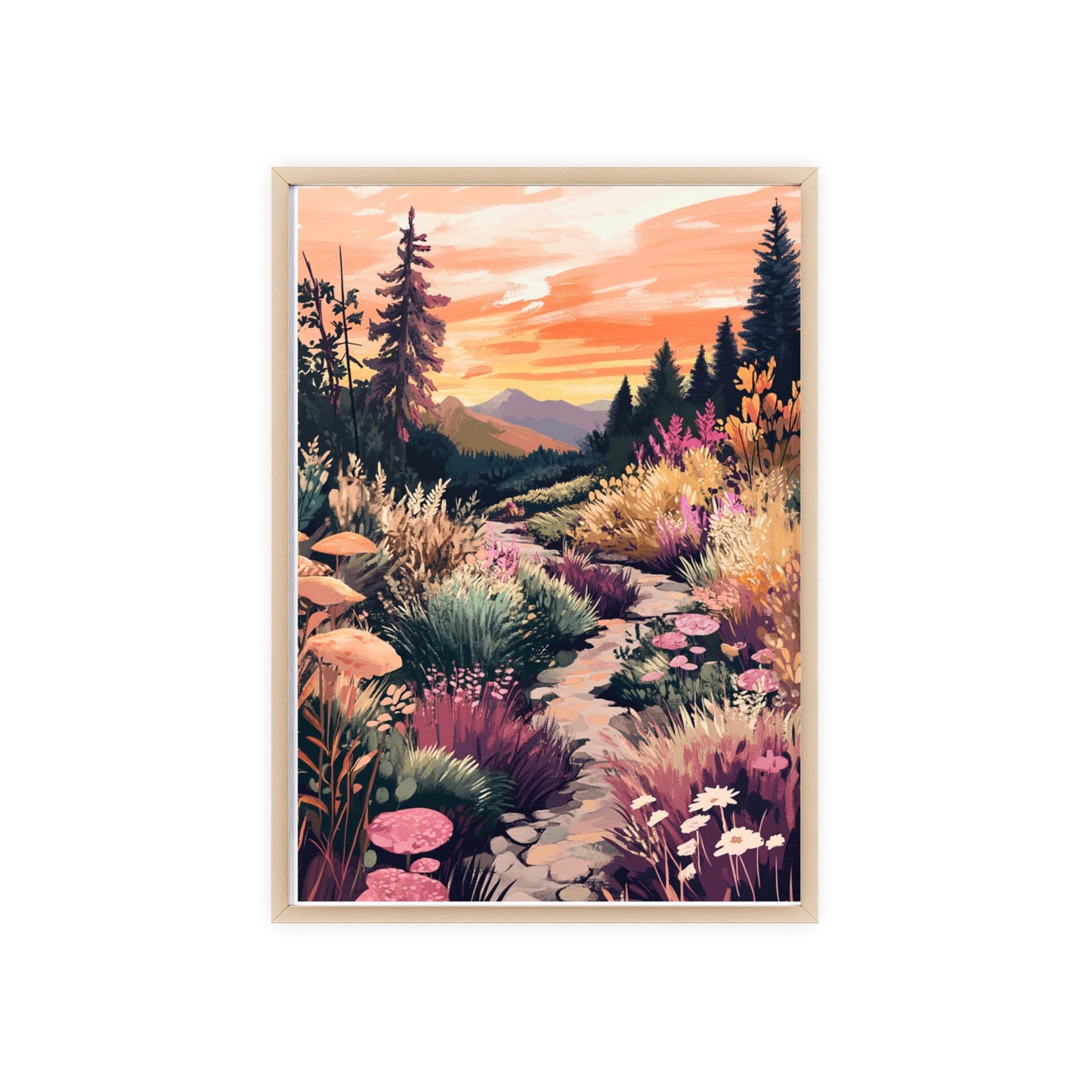 Fantsasielandschaft in traumhaften Farben