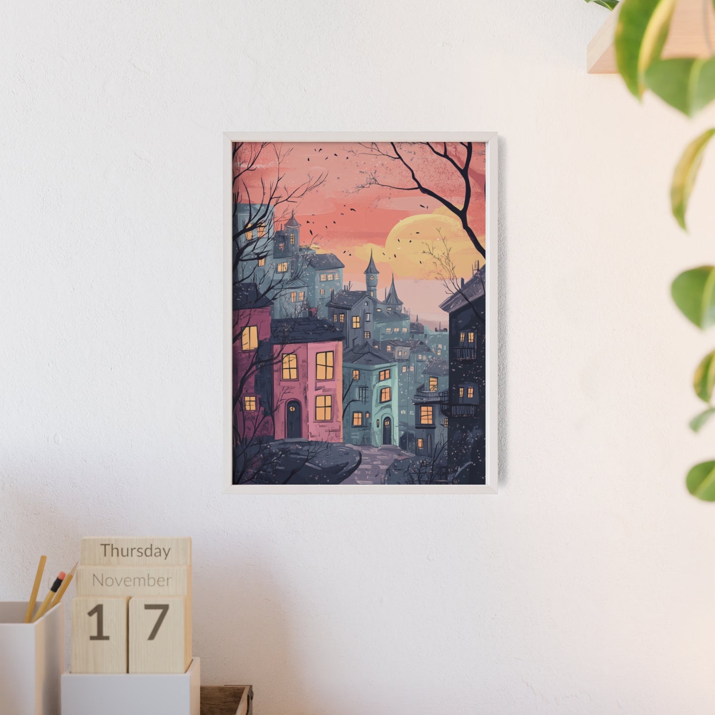 Nachtstimmung über der Stadt