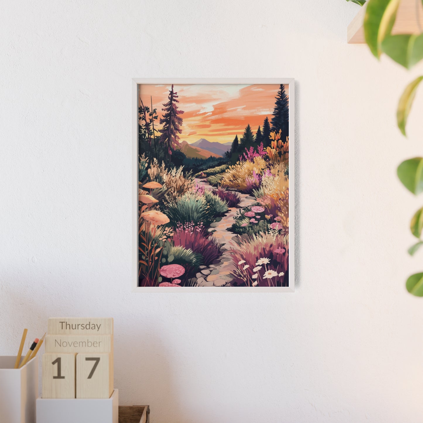 Fantsasielandschaft in traumhaften Farben