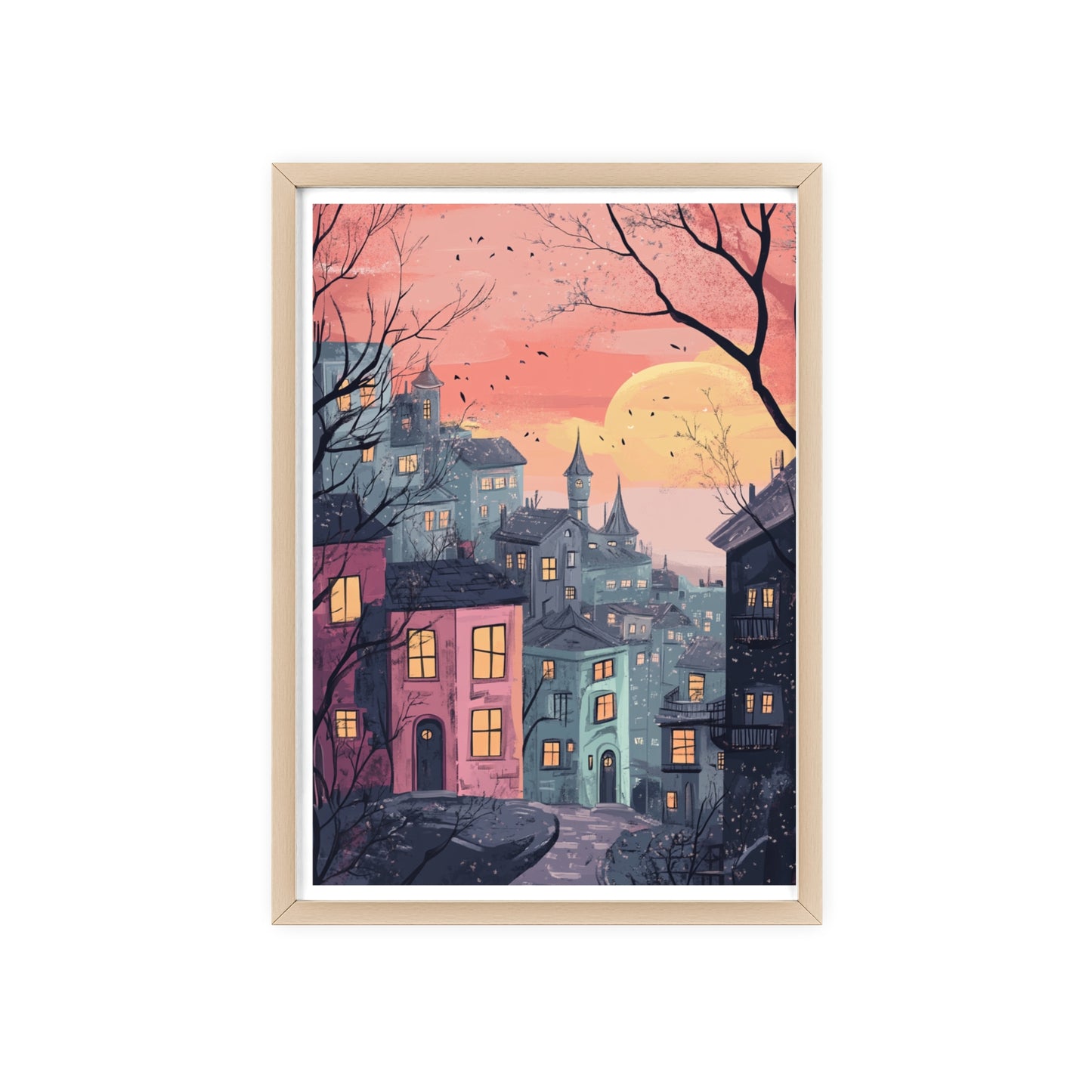 Nachtstimmung über der Stadt