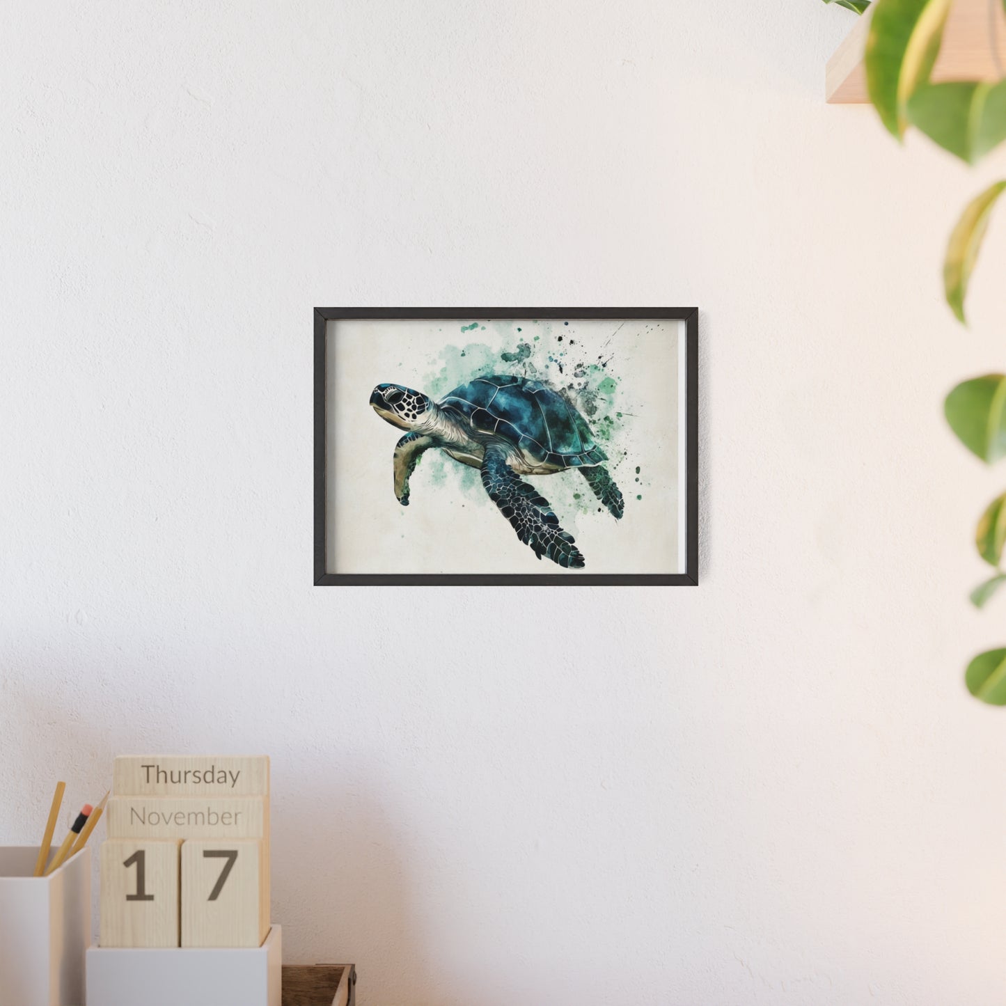 Schildkröte im Wasserfarbenstil