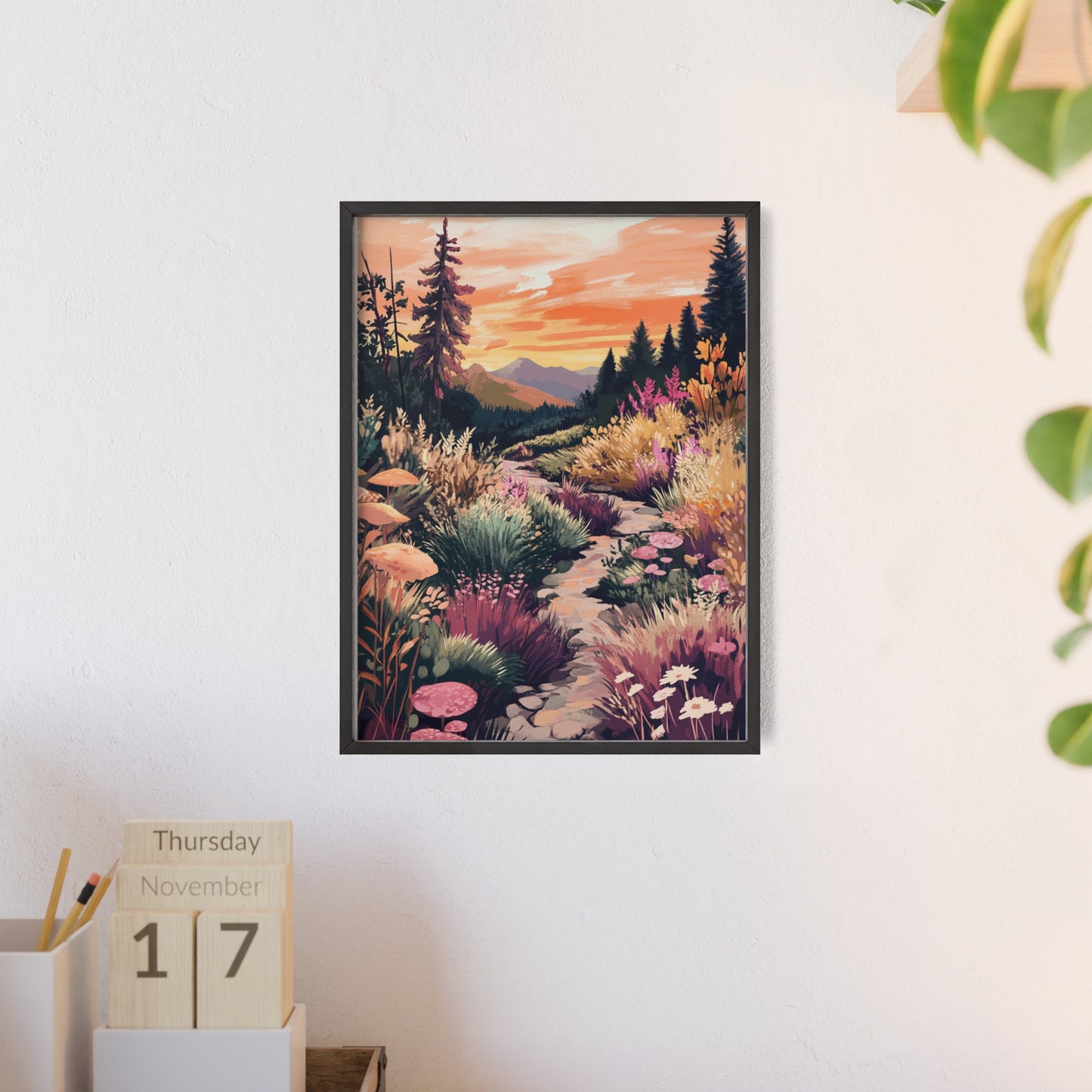 Fantsasielandschaft in traumhaften Farben