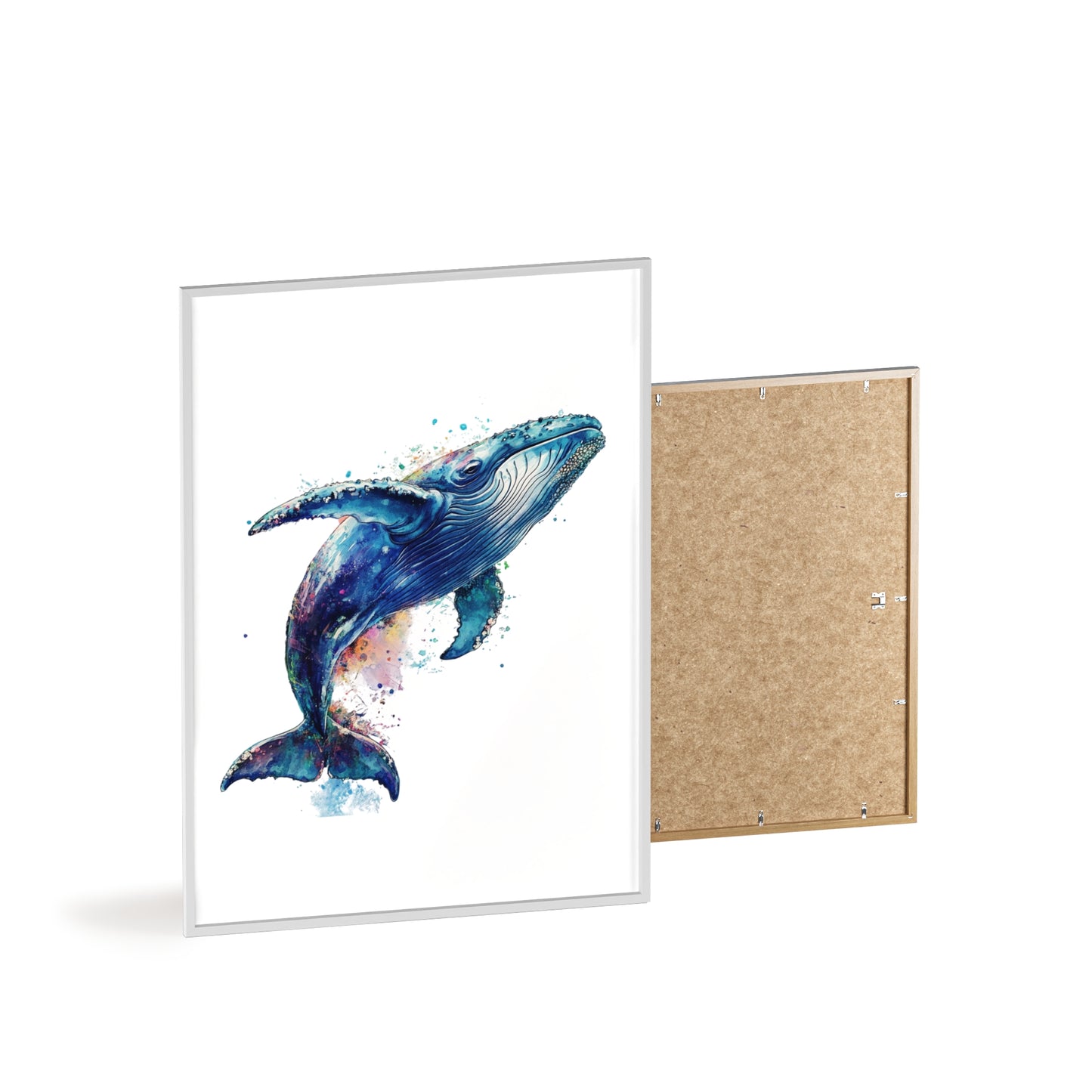 Wal im Wasserfarbenstil