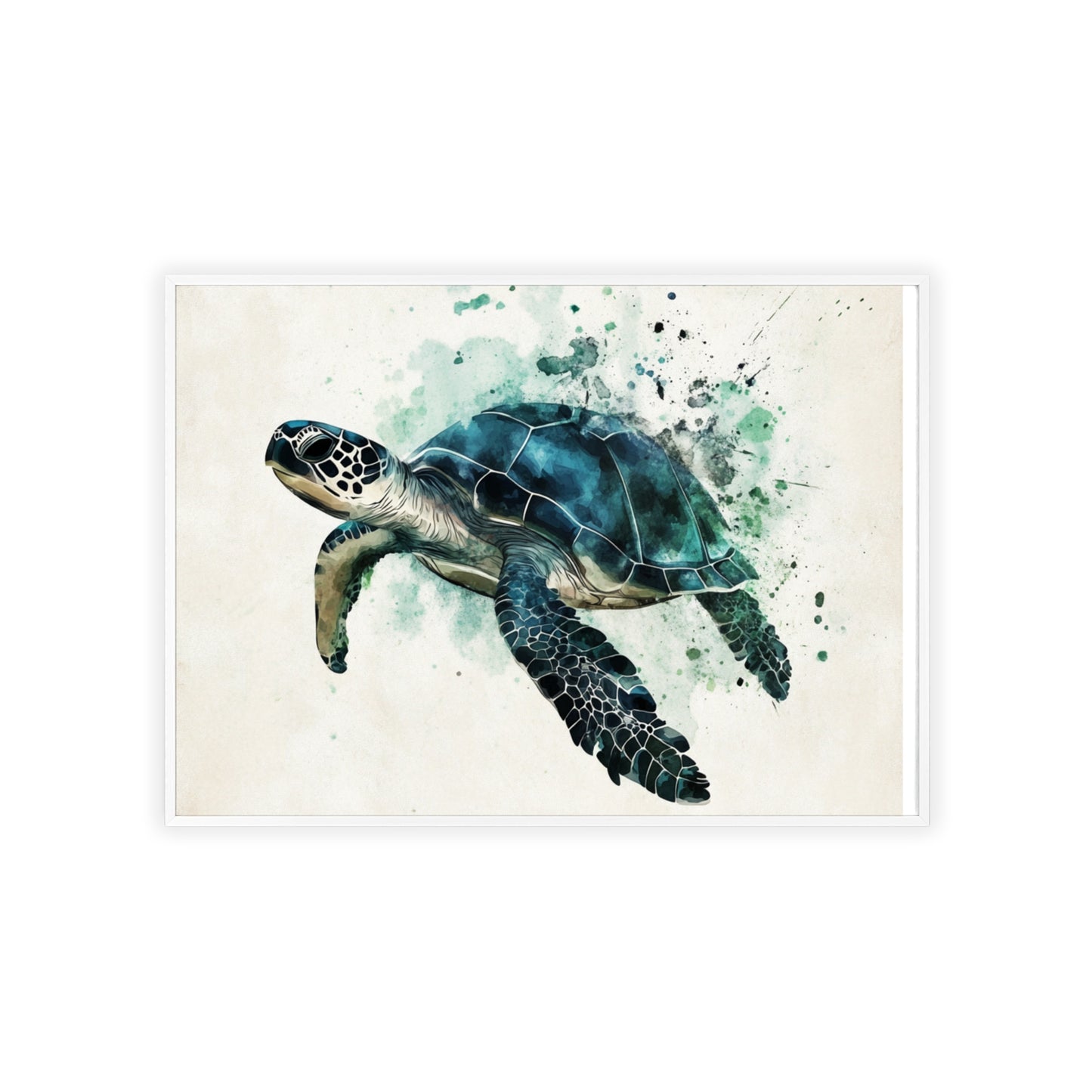 Schildkröte im Wasserfarbenstil