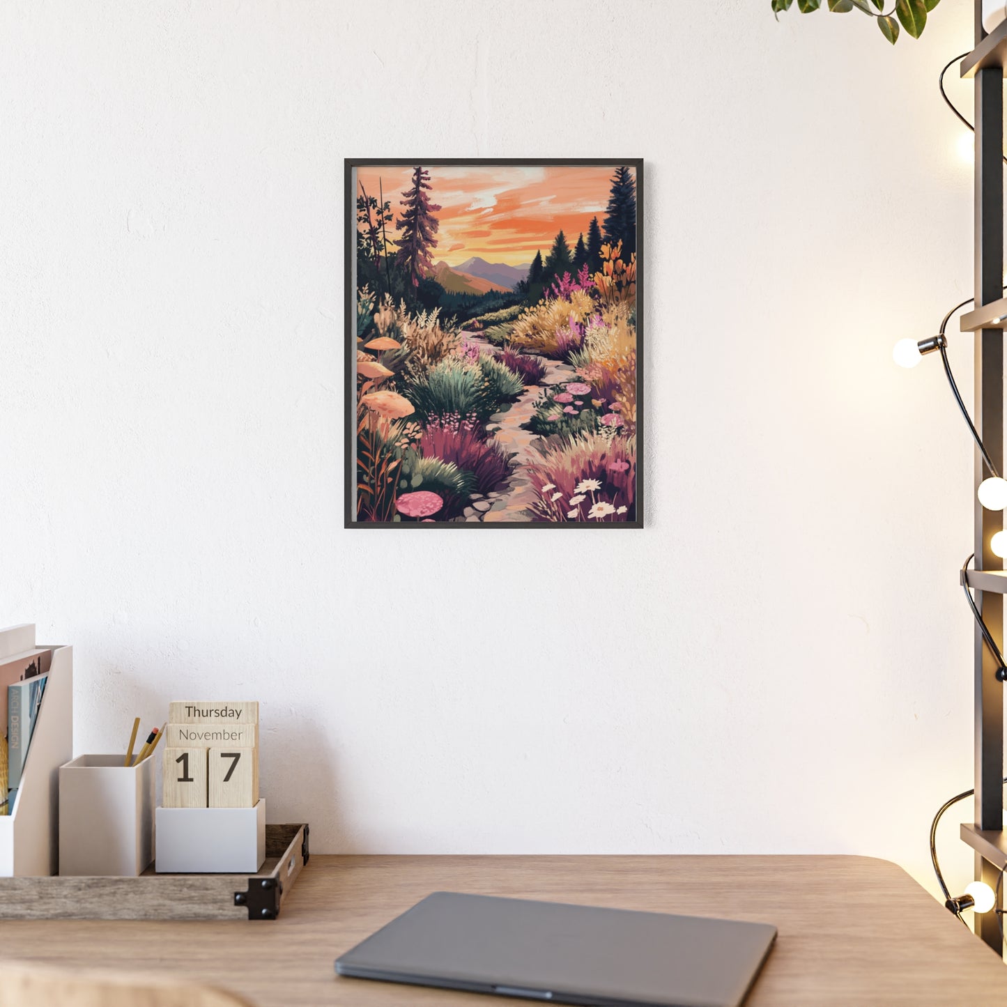 Fantsasielandschaft in traumhaften Farben