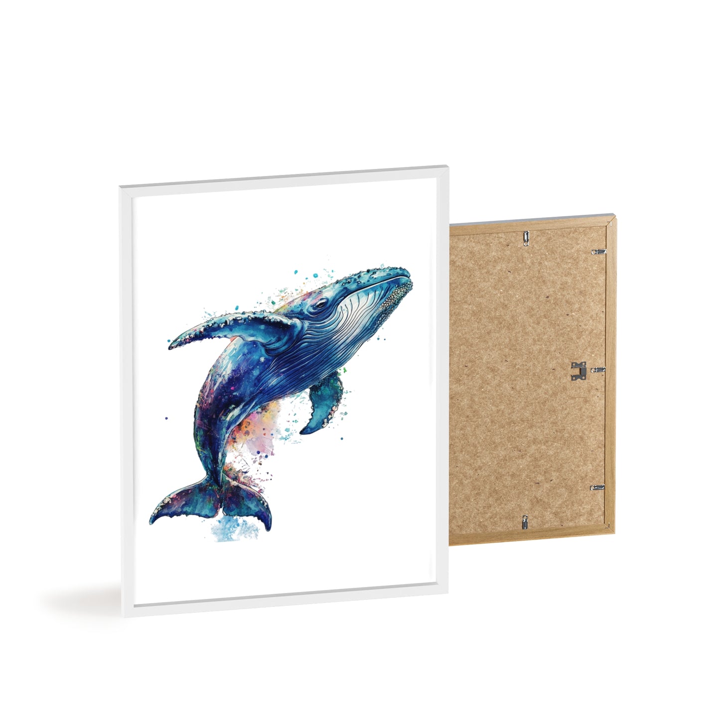 Wal im Wasserfarbenstil