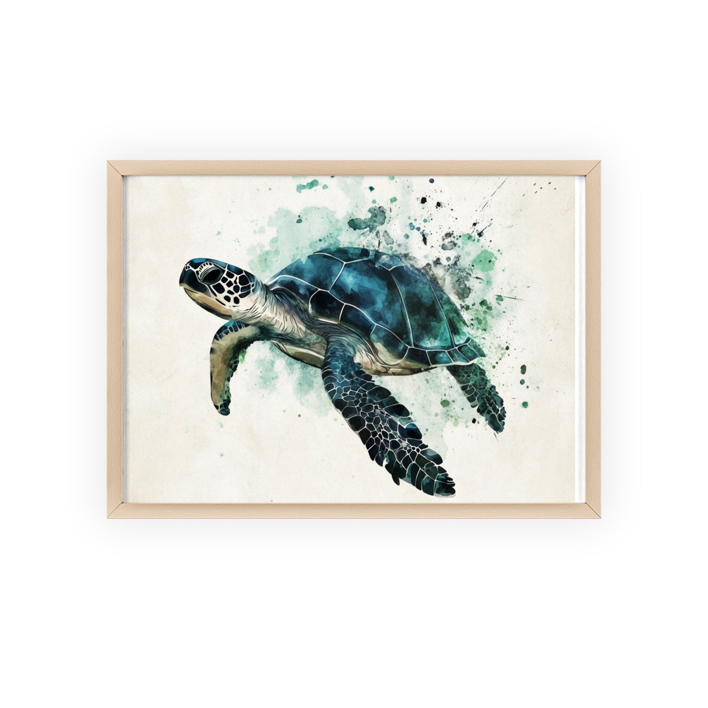 Schildkröte im Wasserfarbenstil